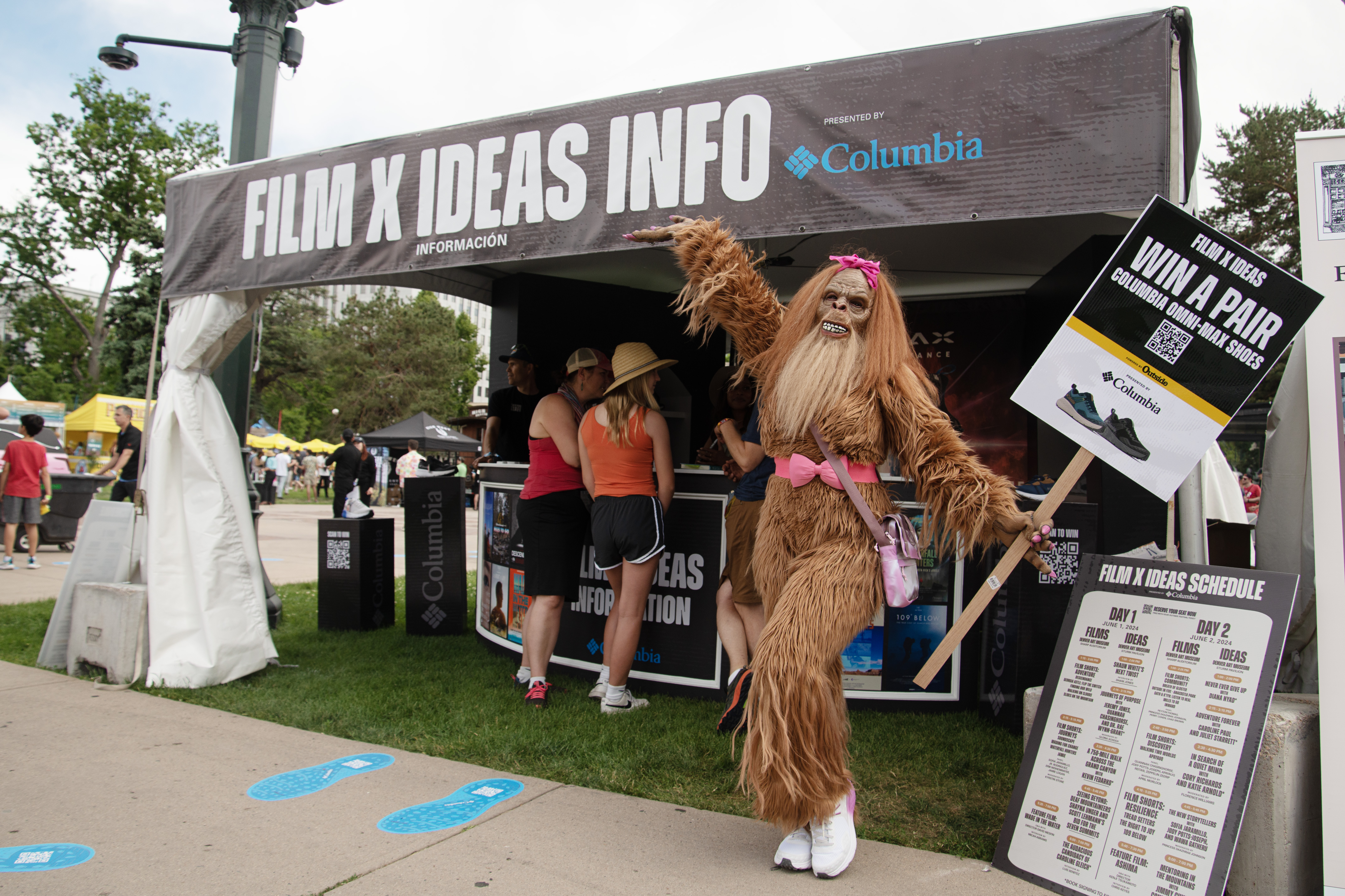 Dozens of outdoor brands had booths, some with mascots, in Civic Center Park for the inaugural Outside Festival on Saturday, June 1, 2024. (TomHellauerMultimedia Producertom.hellauer@denvergazette.comhttps://denvergazette.com/content/tncms/avatars/f/9e/622/f9e6228a-3b6b-11ed-bf10-fbb71fa8e421.f54b911252c540f1d61709edc4727a39.png)