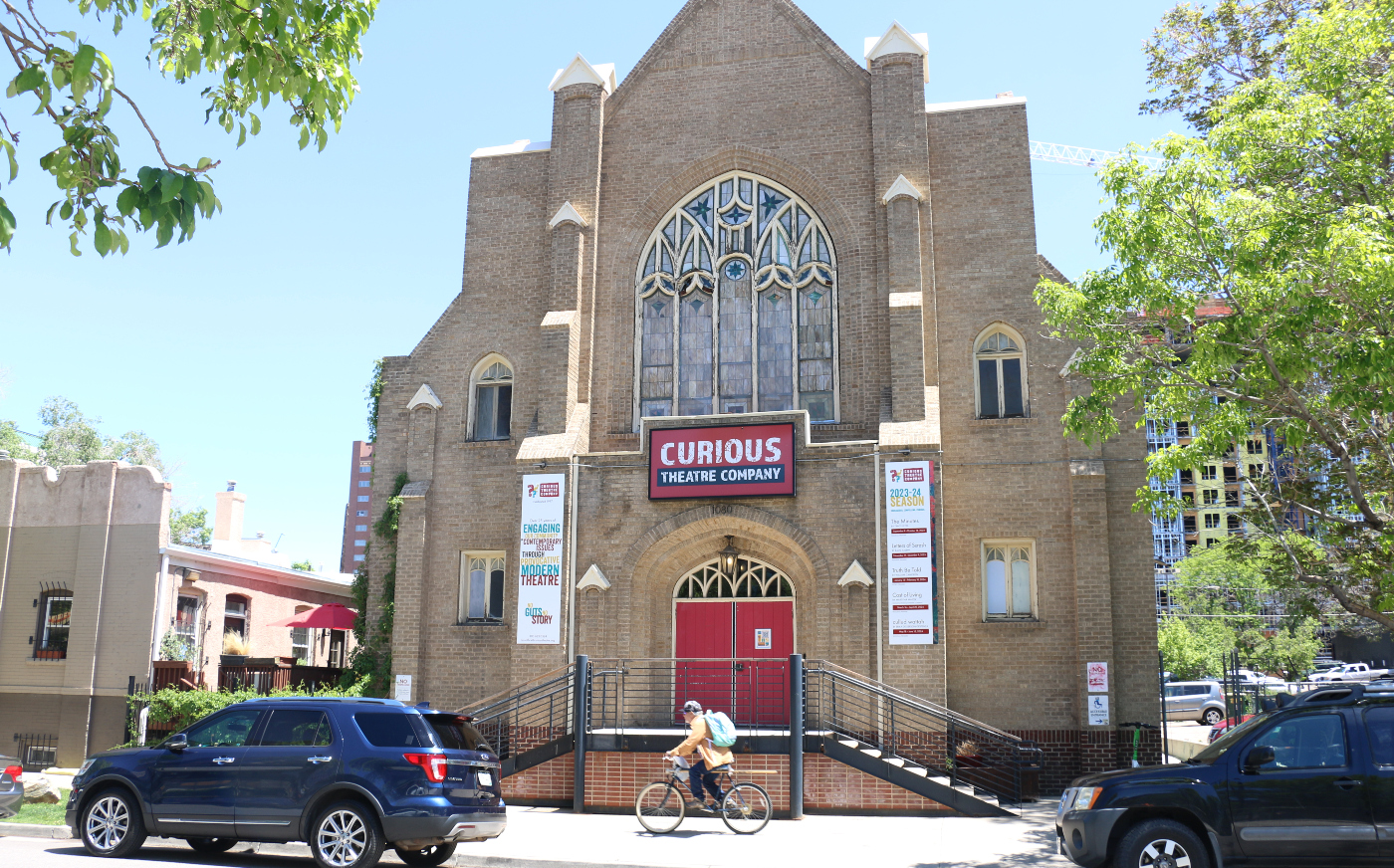 The Acoma Center, home to Denver's Curious Theatre Company for 26 years, is located at 1080 Acoma St. in the Golden Triangle. The building is being put up for sale, casting the future of the company in doubt. (John Moore, Denver Gazette)