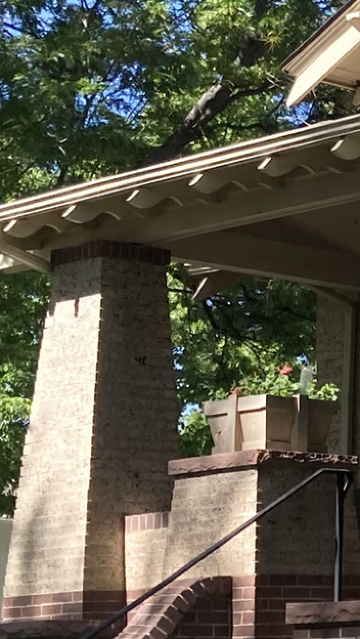 Welcoming front porches typify Craftsman-style homes, often made singular by decorative brick work. (Colleen Smith/Special to The Denver Gazette)