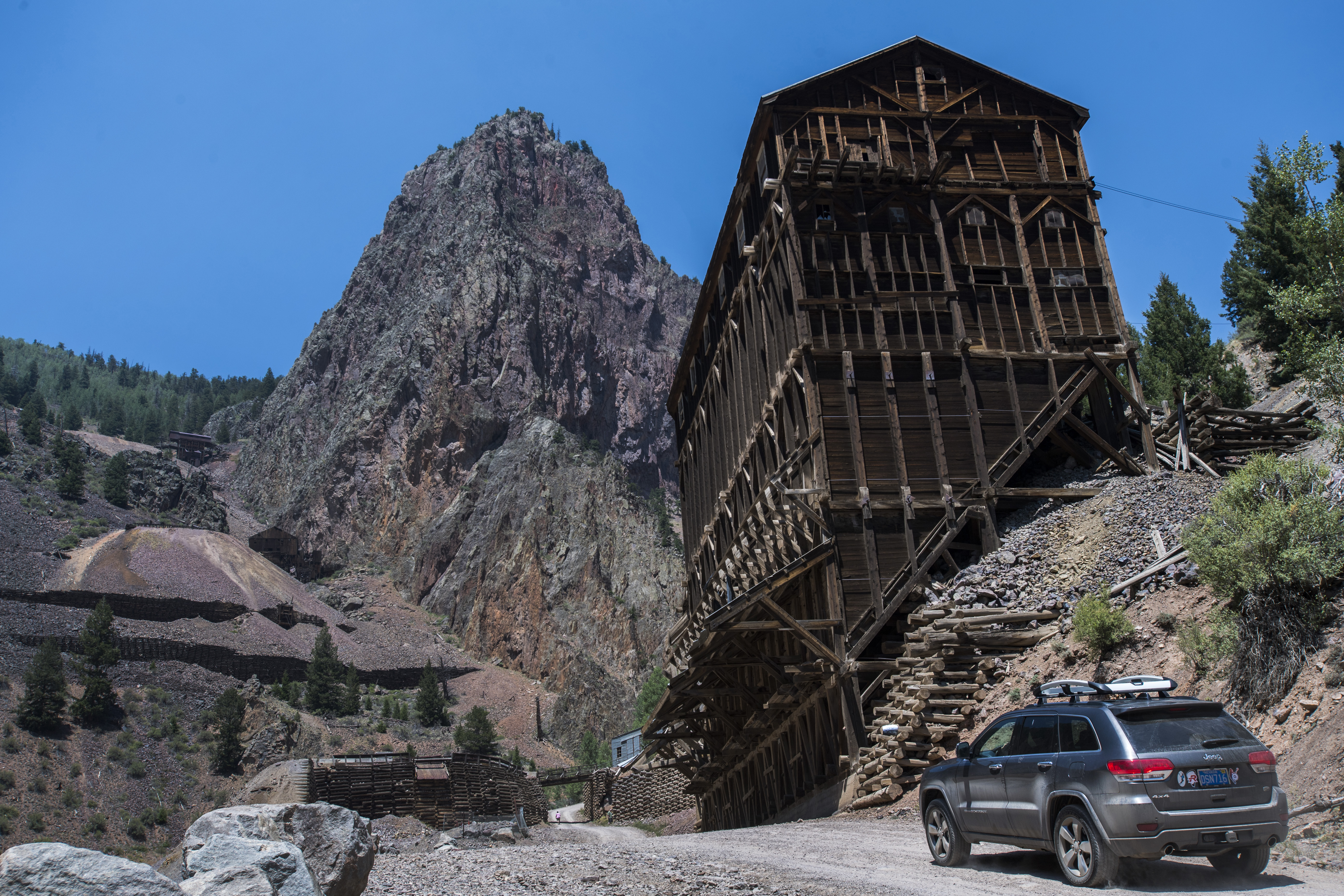 A mining complex is pictured north of Creede. (Christian Murdock, The Gazette file)