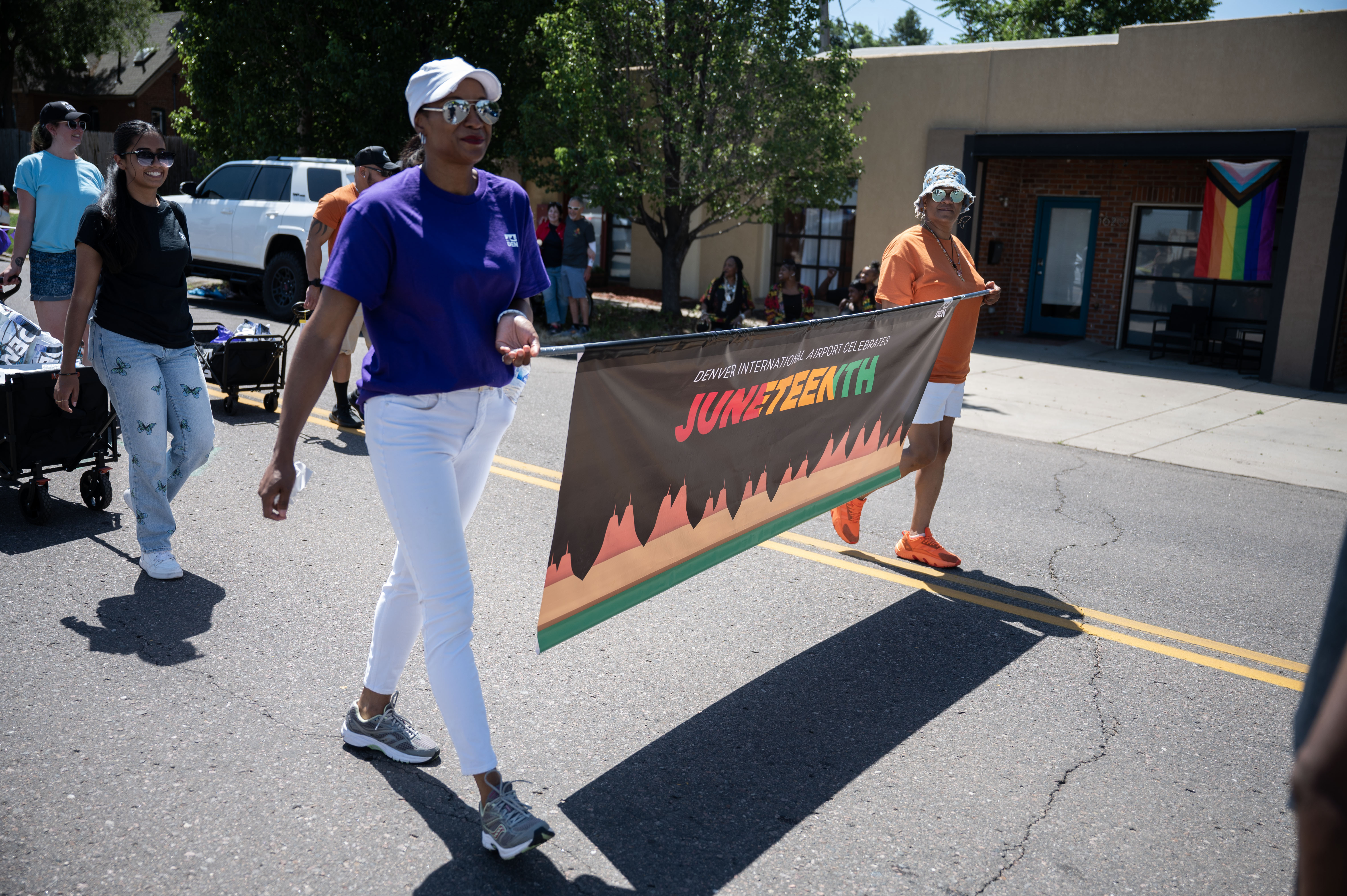 Scenes from the Juneteenth parade along 26th street in the five points neighborhood in Denver on Saturday, June 15, 2024. (Stephen Swofford, Denver Gazette) (Stephen Swofford The Gazette)