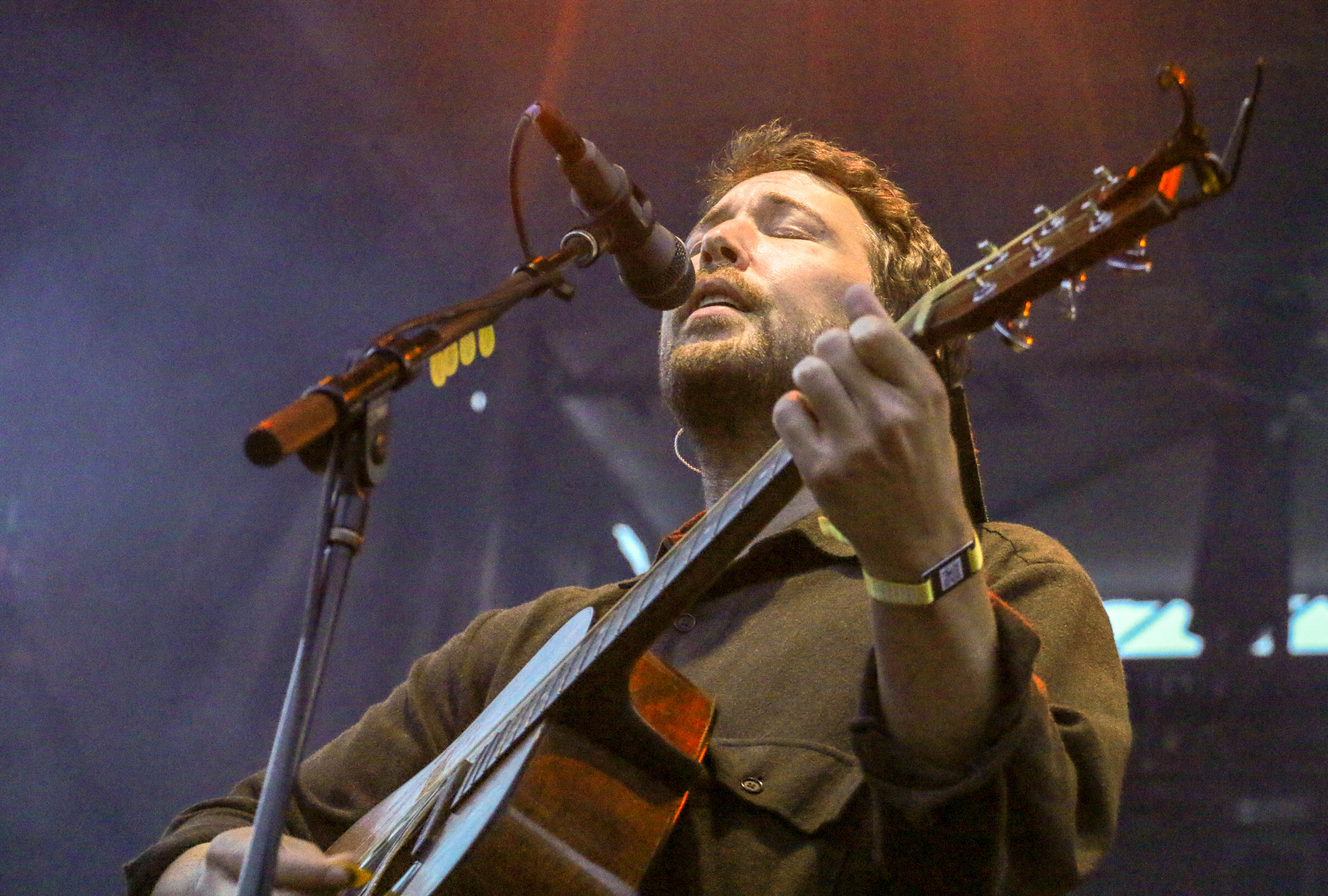 Fleet Foxes perform in Civic Center Park for the inaugural Outside Festival on Sunday, June 2, 2024. (JOHN MOORE, THE DENVER GAZETTE)