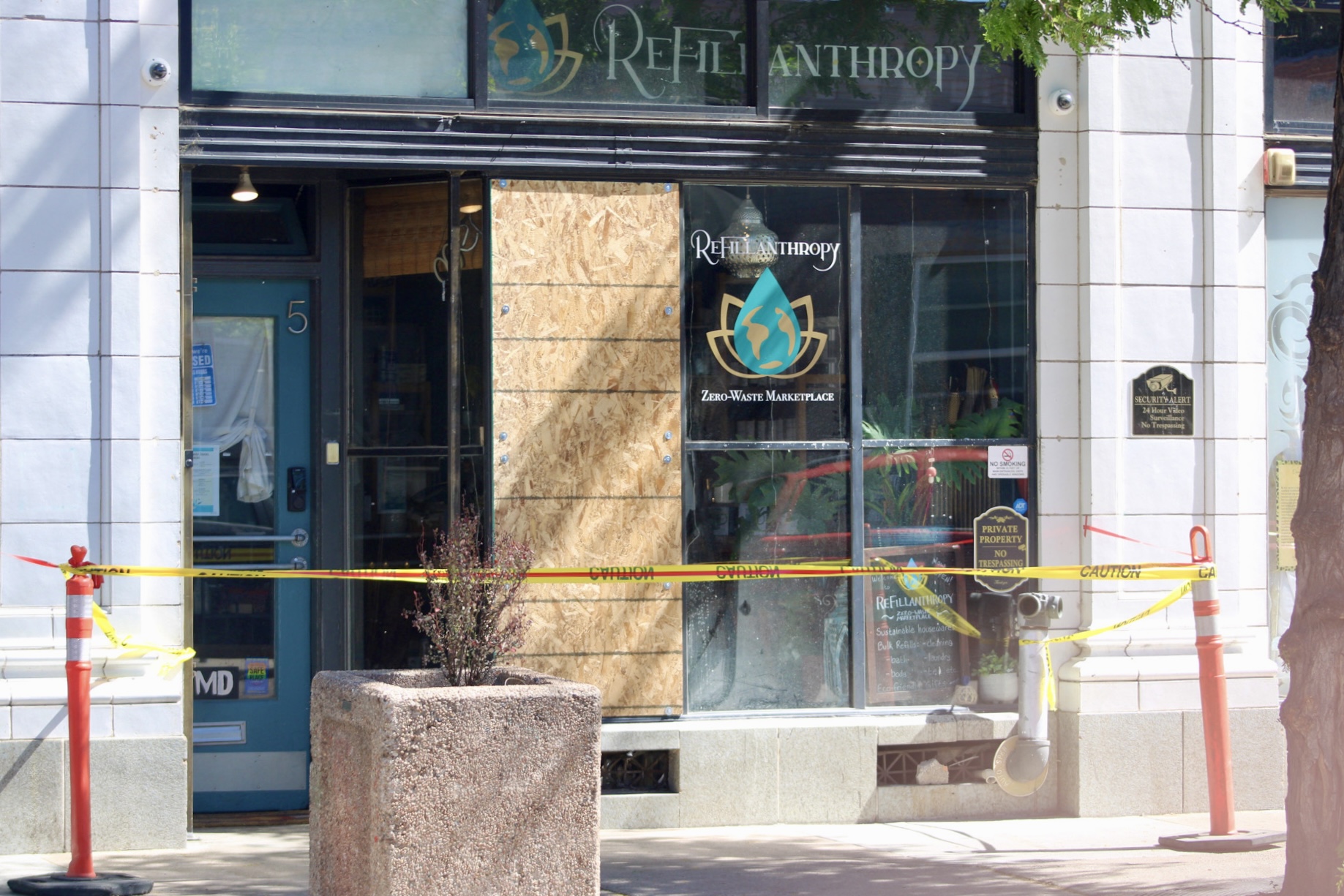 Refillanthropy storefront the day after it caught on fire on Wednesday, June 5 in the South Broadway Neighborhood in Denver, Colo. (NoahFestensteinCity Government Reporternoah.festenstein@denvergazette.comhttps://denvergazette.com/content/tncms/avatars/9/f0/326/9f032698-379f-11ee-8053-8bacbed4931f.60984dba383441d9647e0e740a08a8e6.png)