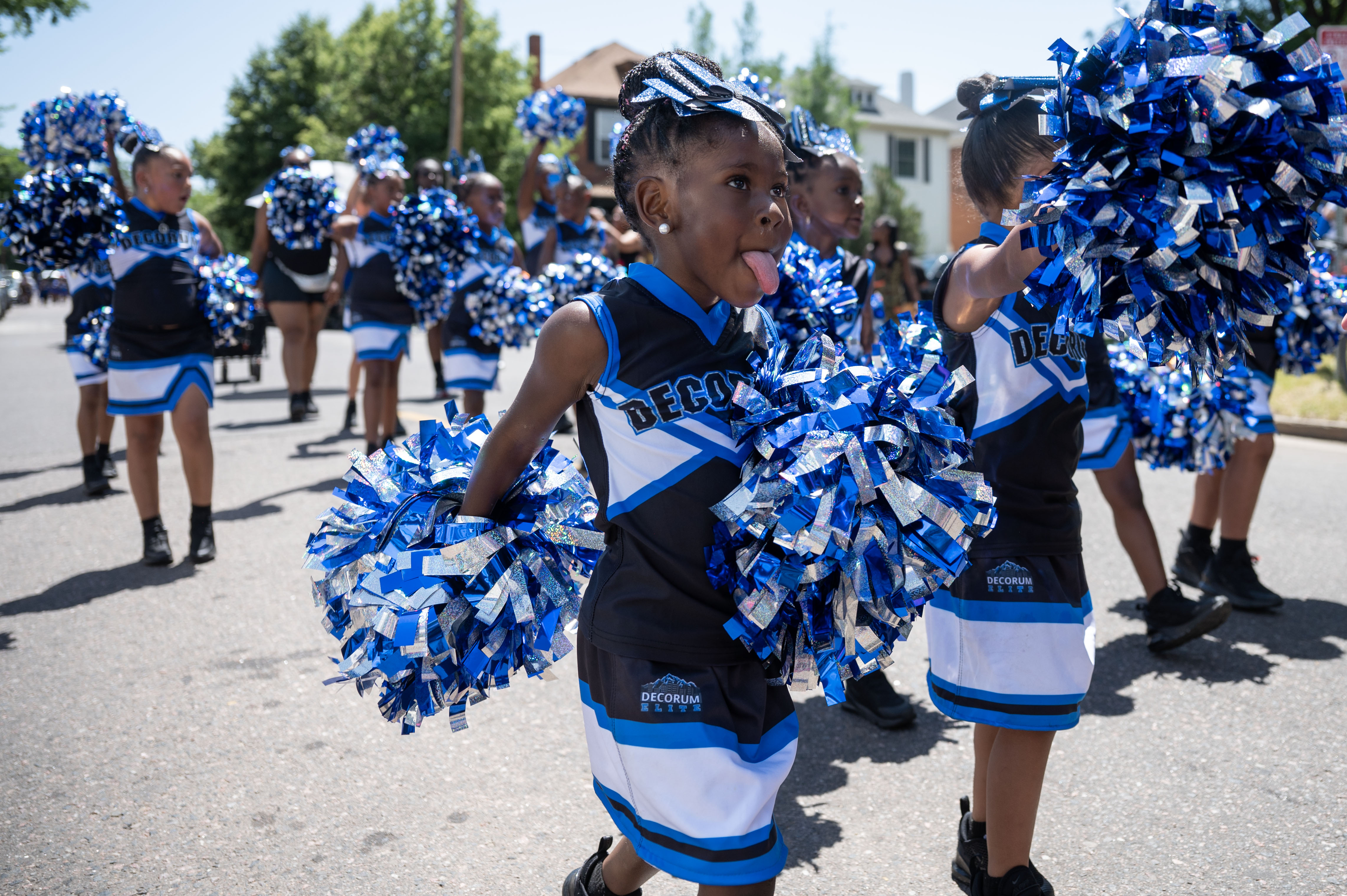 Scenes from the Juneteenth parade along 26th street in the five points neighborhood in Denver on Saturday, June 15, 2024. (Stephen Swofford, Denver Gazette) (Stephen Swofford The Gazette)