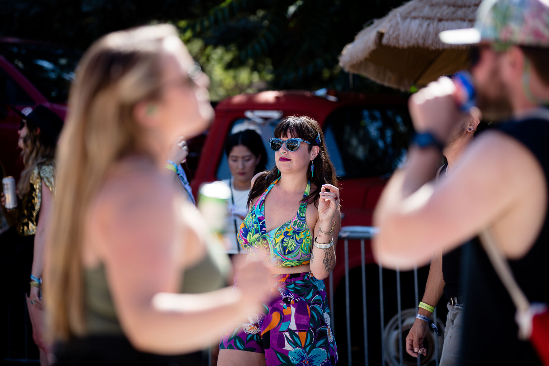 FILE PHOTO: Kachine Kulick dances to The Andersons at the Oasis Stage during 2022 Underground Music Showcase performances. This year's 2024 UMS runs Friday through Sunday. (Sara Hertwig/for The Denver Gazette) (Sara Hertwig/Special to The Denver Gazette)