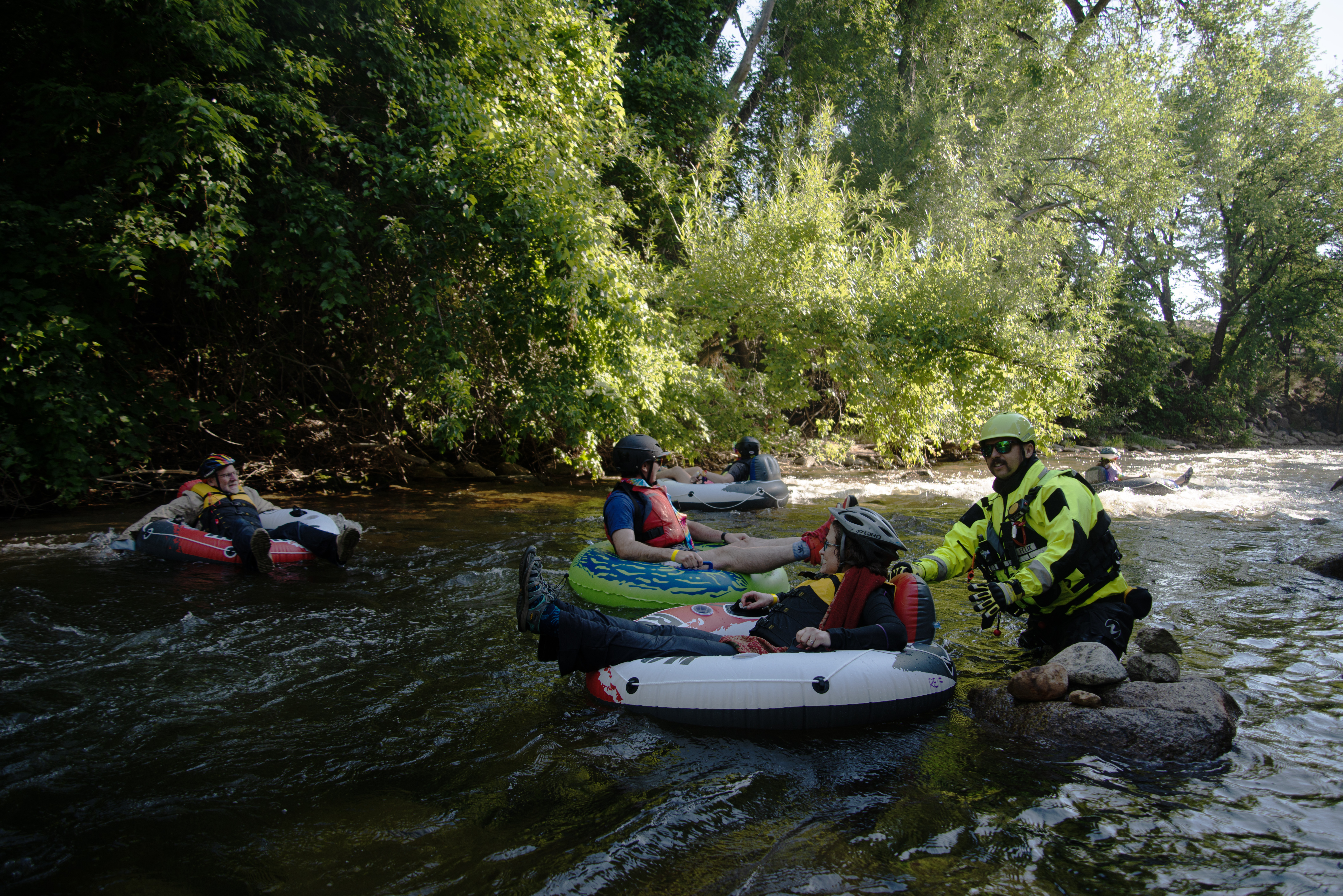Four hundred people took to Boulder Creek for the annual Tube to Work Day starting in Eben G. Fine Park on Friday, July 12, 2024. Members of Boulder Fire Department and other specialists were on scene to make sure things went smoothly. (TomHellauerMultimedia Producertom.hellauer@denvergazette.comhttps://denvergazette.com/content/tncms/avatars/f/9e/622/f9e6228a-3b6b-11ed-bf10-fbb71fa8e421.f54b911252c540f1d61709edc4727a39.png)