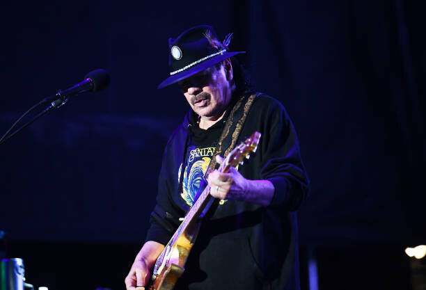 Santana joins Counting Crows tonight and Tuesday at Rocks Amphitheatre, Morrison (Getty Images)