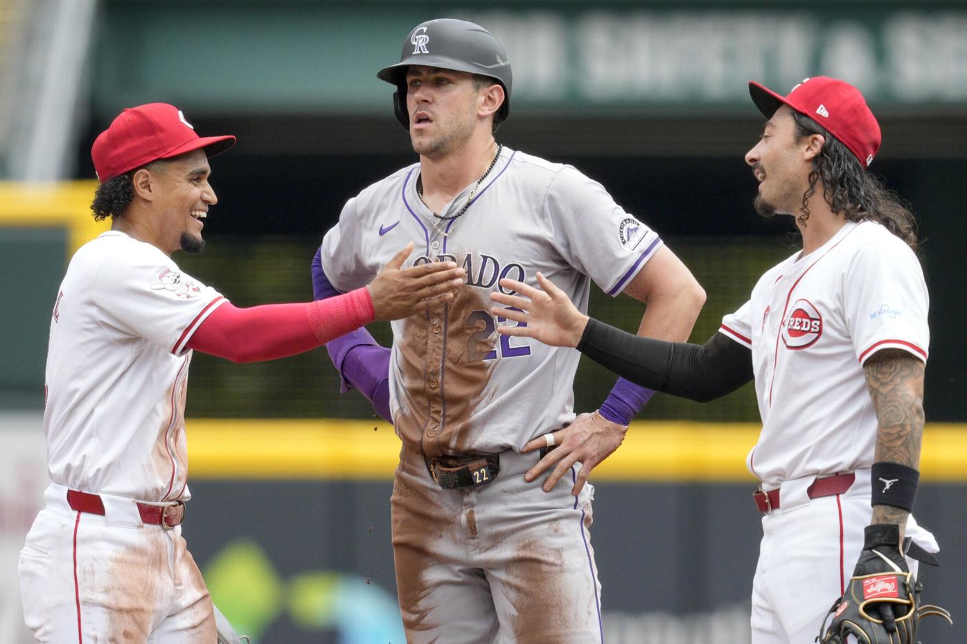 Hunter Greene, Reds cruise past Colorado in series finale | Rockies Rewind