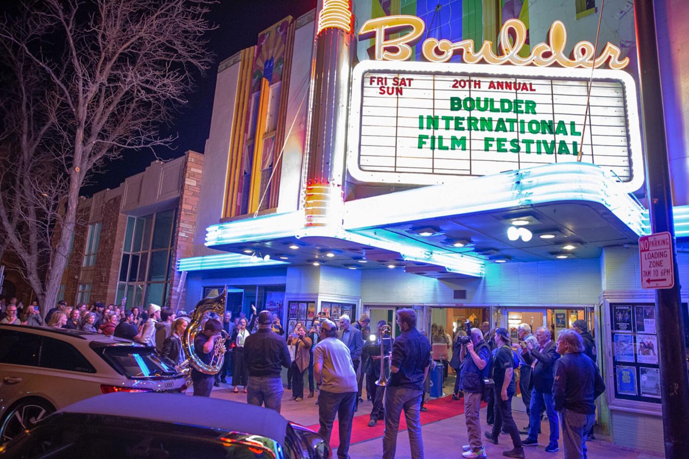 Boulder International Film Festival Boulder Theatre BIFF marquee