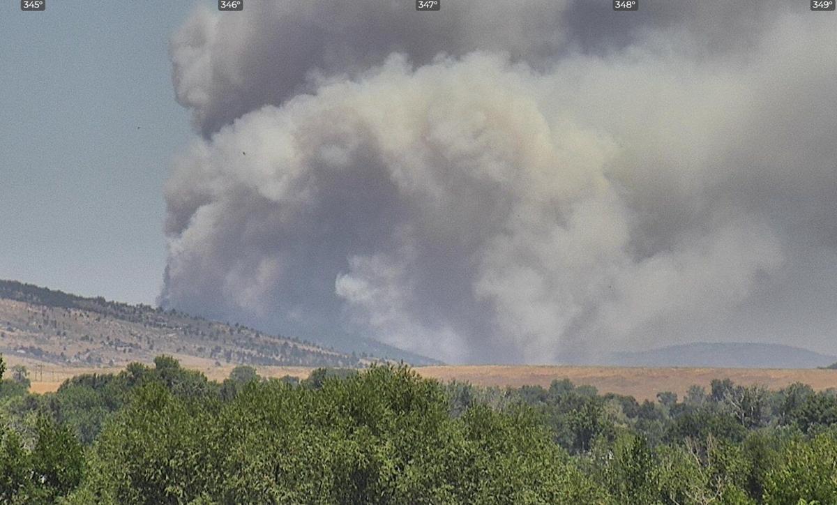 The Alexander Fire. Photo: Forest Service ARP.