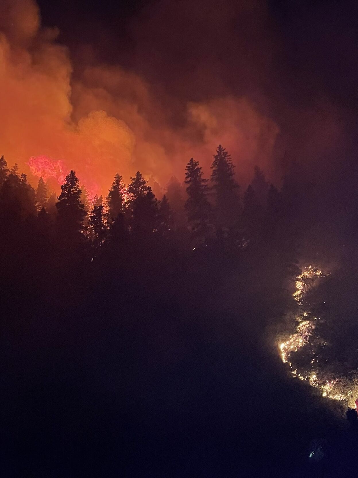 Quarry fire