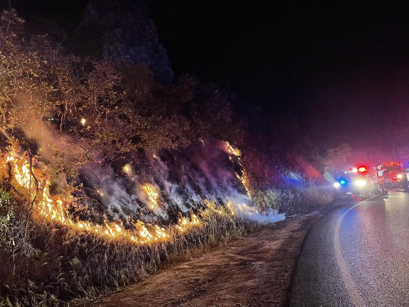 Quarry fire