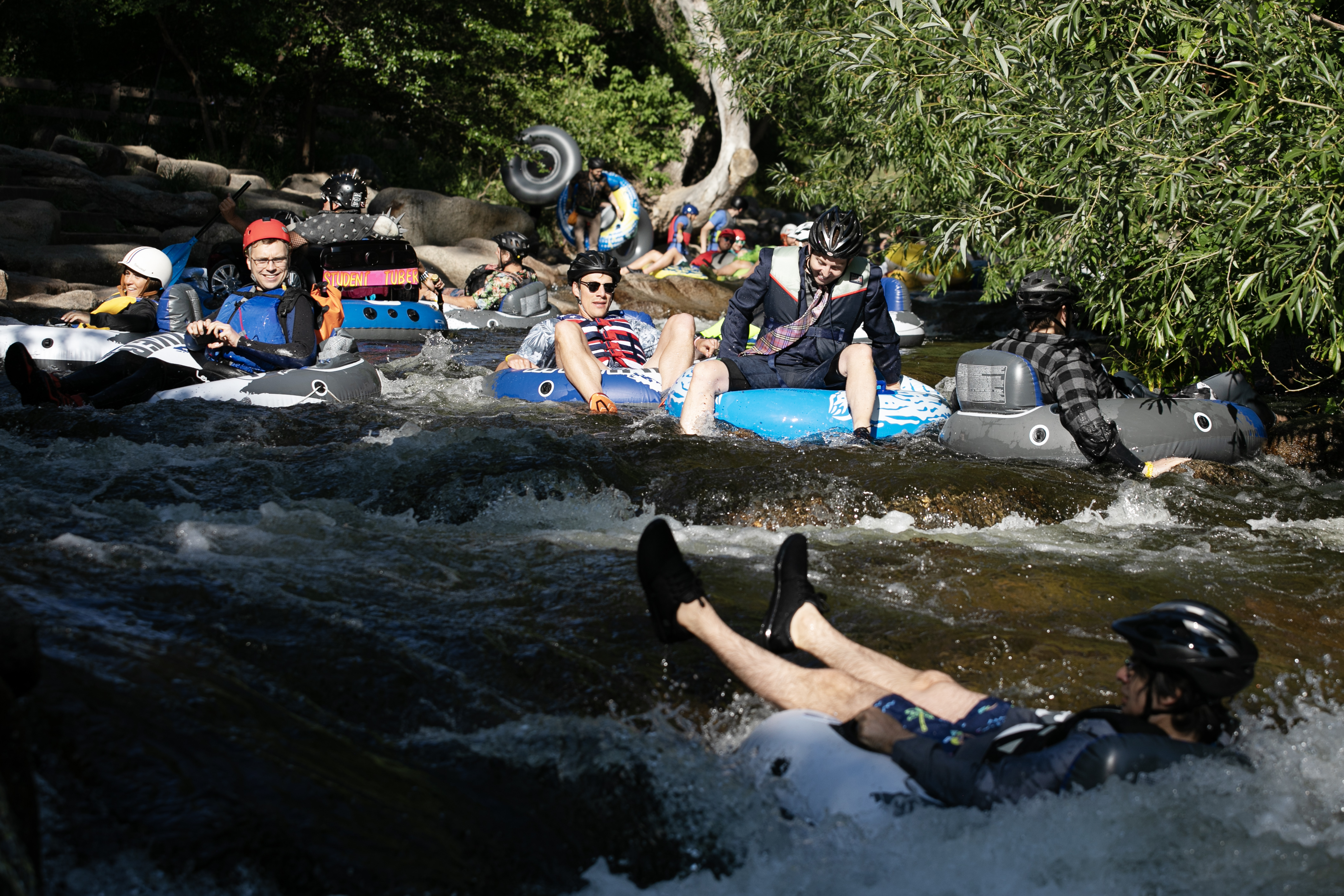 Four hundred people took to Boulder Creek for the annual Tube to Work Day starting in Eben G. Fine Park on Friday, July 12, 2024. The event raised money for local charity and was started nearly two decades ago by two friends. (TomHellauerMultimedia Producertom.hellauer@denvergazette.comhttps://denvergazette.com/content/tncms/avatars/f/9e/622/f9e6228a-3b6b-11ed-bf10-fbb71fa8e421.f54b911252c540f1d61709edc4727a39.png)
