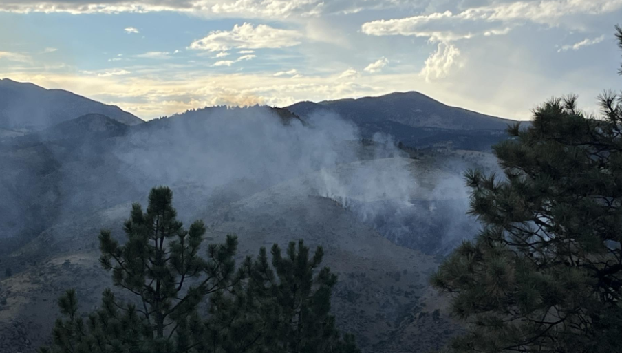 The Goltra fire has Highway 6 closed in both directions west of Golden. Travel along Clear Creek Canyon is closed until further notice, according to the Jeffco Sheriff. (Sky9/9NEWS)
