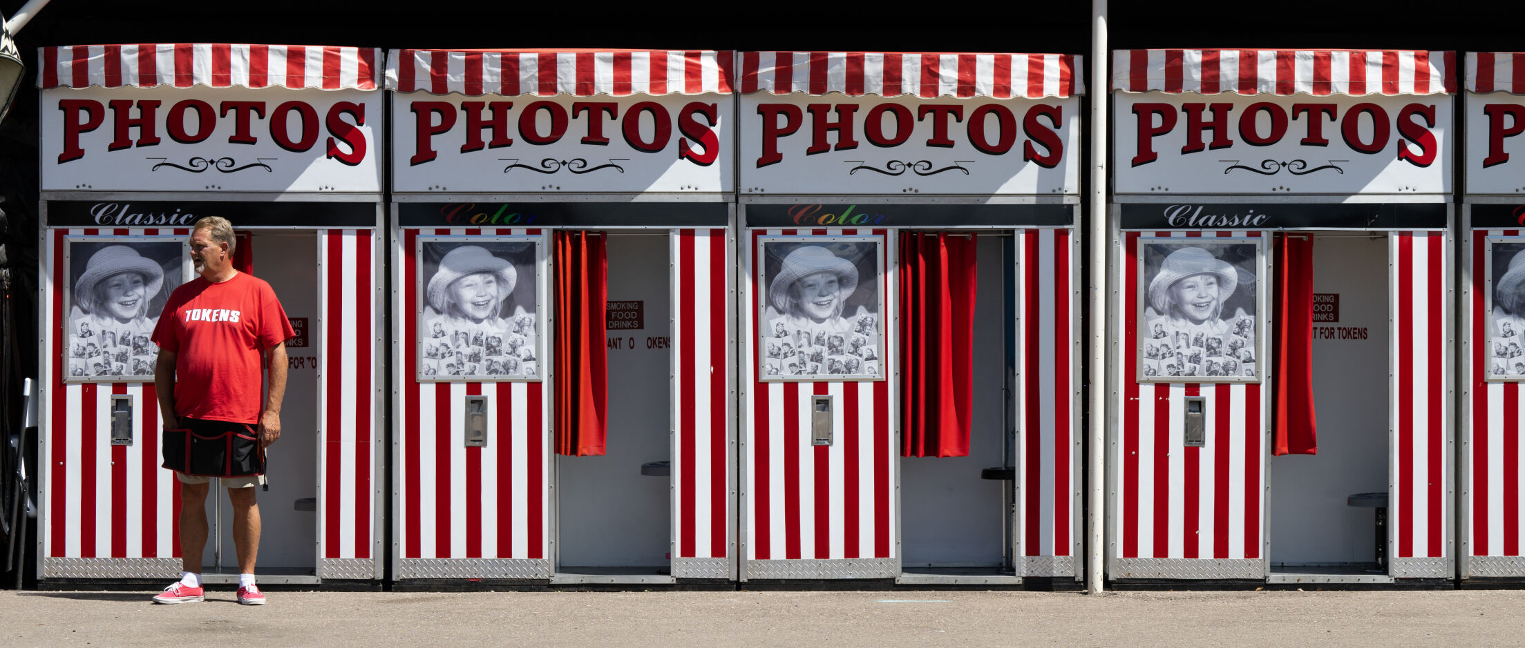 The old-time photo booths were wide open on the first day of the Colorado State Fair in Pueblo Friday, Aug. 23, 2024. (The Gazette, Christian Murdock) (Christian Murdock, The Gazette)