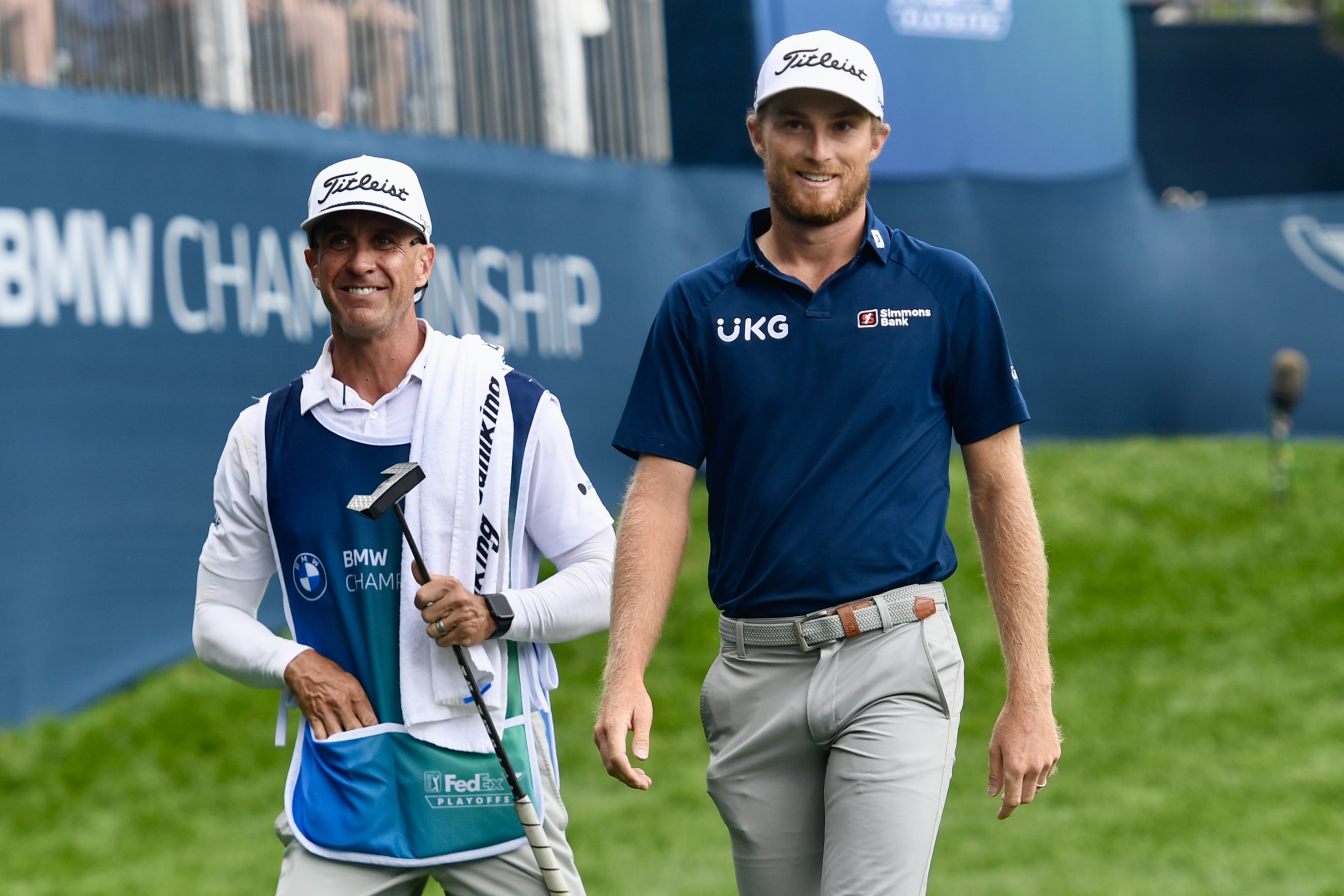 Will Zalatoris smiles after making a birdie putt at Castle Pines Golf Club during the second round of the BMW Championship on Friday, Aug. 23, 2024. (CarsonFieldcarson.field@gazette.comhttps://secure.gravatar.com/avatar/c524ef3d384945349bed78d70eb2d2cd?d=mm&r=g)