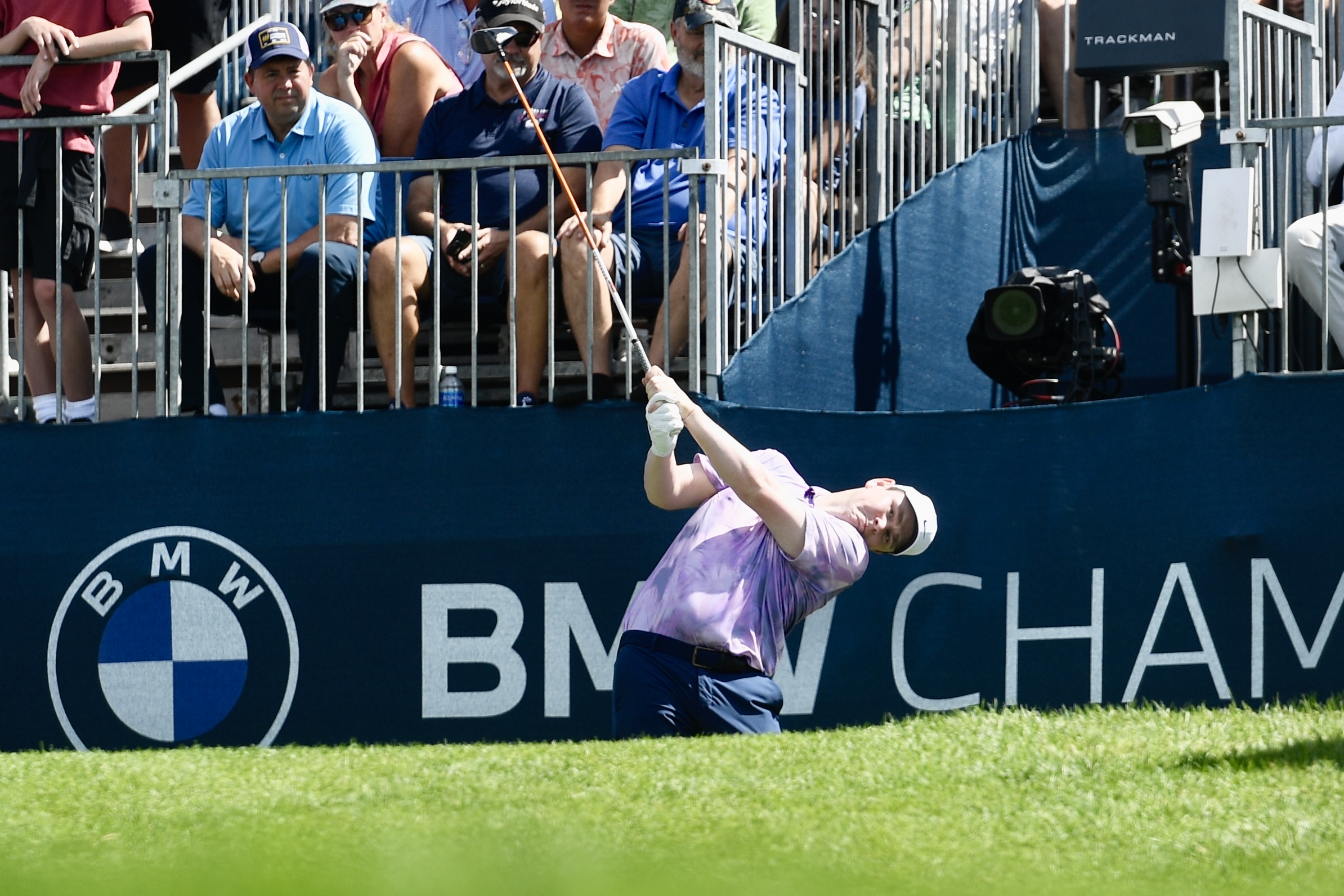 Robert MacIntyre hits a drive at Castle Pines Golf Club during the first round of the BMW Championship on Thursday, Aug. 22, 2024. (CarsonFieldcarson.field@gazette.comhttps://secure.gravatar.com/avatar/c524ef3d384945349bed78d70eb2d2cd?d=mm&r=g)