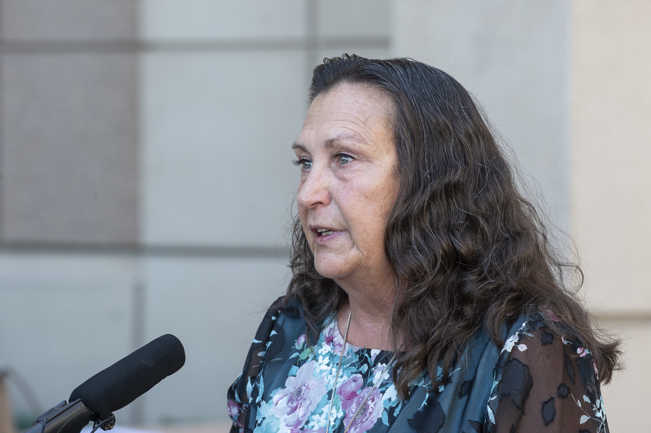 Deann Miller vows to change legislation surrounding sentencing for careless driving, add a mandatory mountain certification to all commercial drivers licenses and to step up physical inspections of commercial trucks and the loads they carry. Miller lost her husband when he died on U.S. 285 after the driver of a semi truck lost control of his vehicle and load. (Deborah Grigsby)