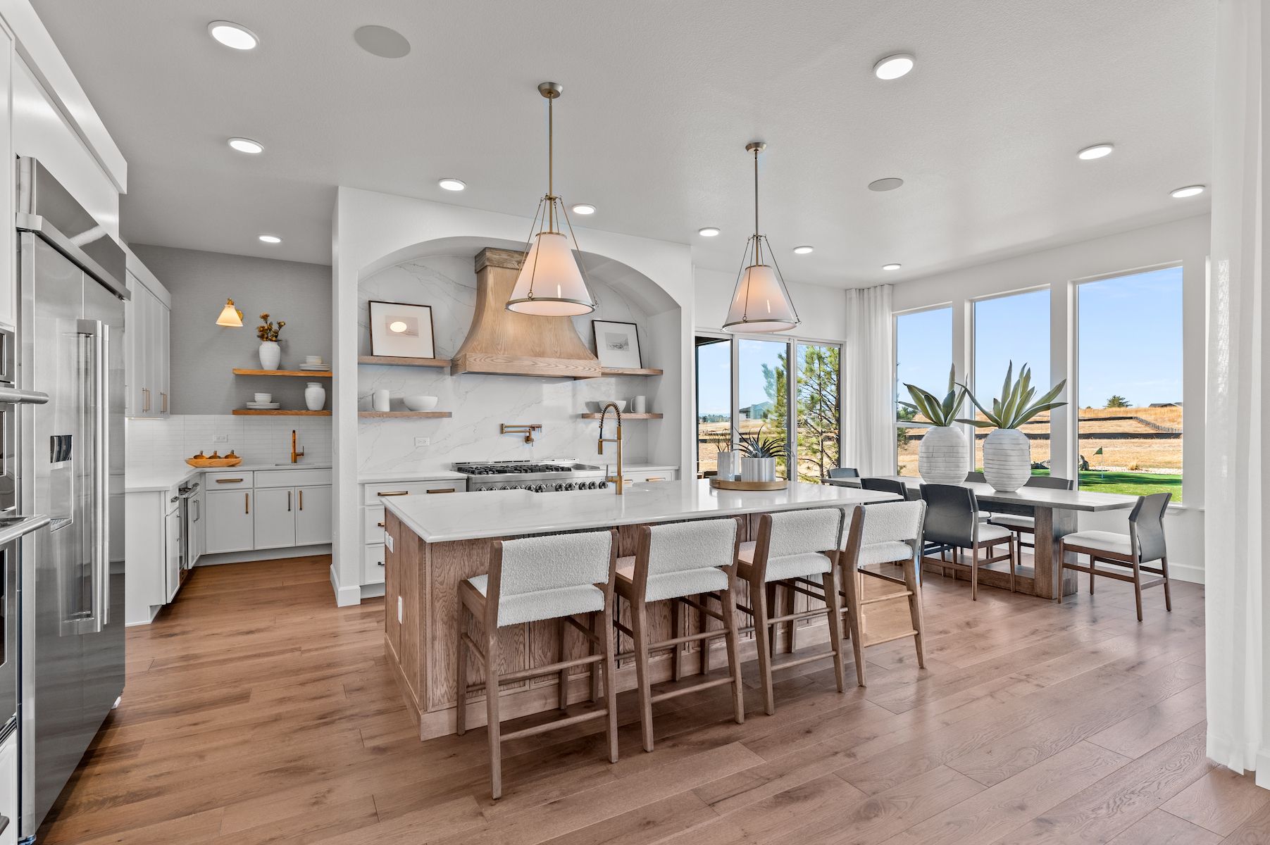 Inside a newly-constructed luxury home featured in the 2024 Denver Parade of Homes in Parker, Colo. The four-bedroom, 4.5-bathroom home is listed for $1.7 million. (Courtesy photo, Parade of Homes)