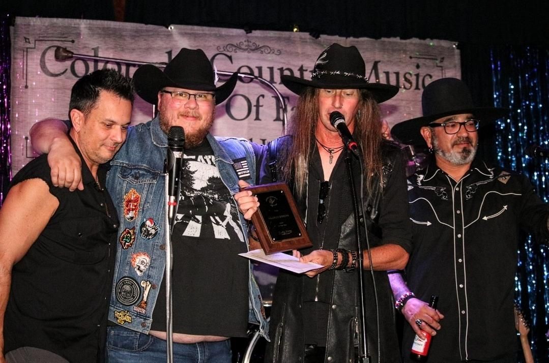 The Hillbilly Demons won the award for Band of the Year. (Courtesy of the Colorado Country Music Hall of Fame)