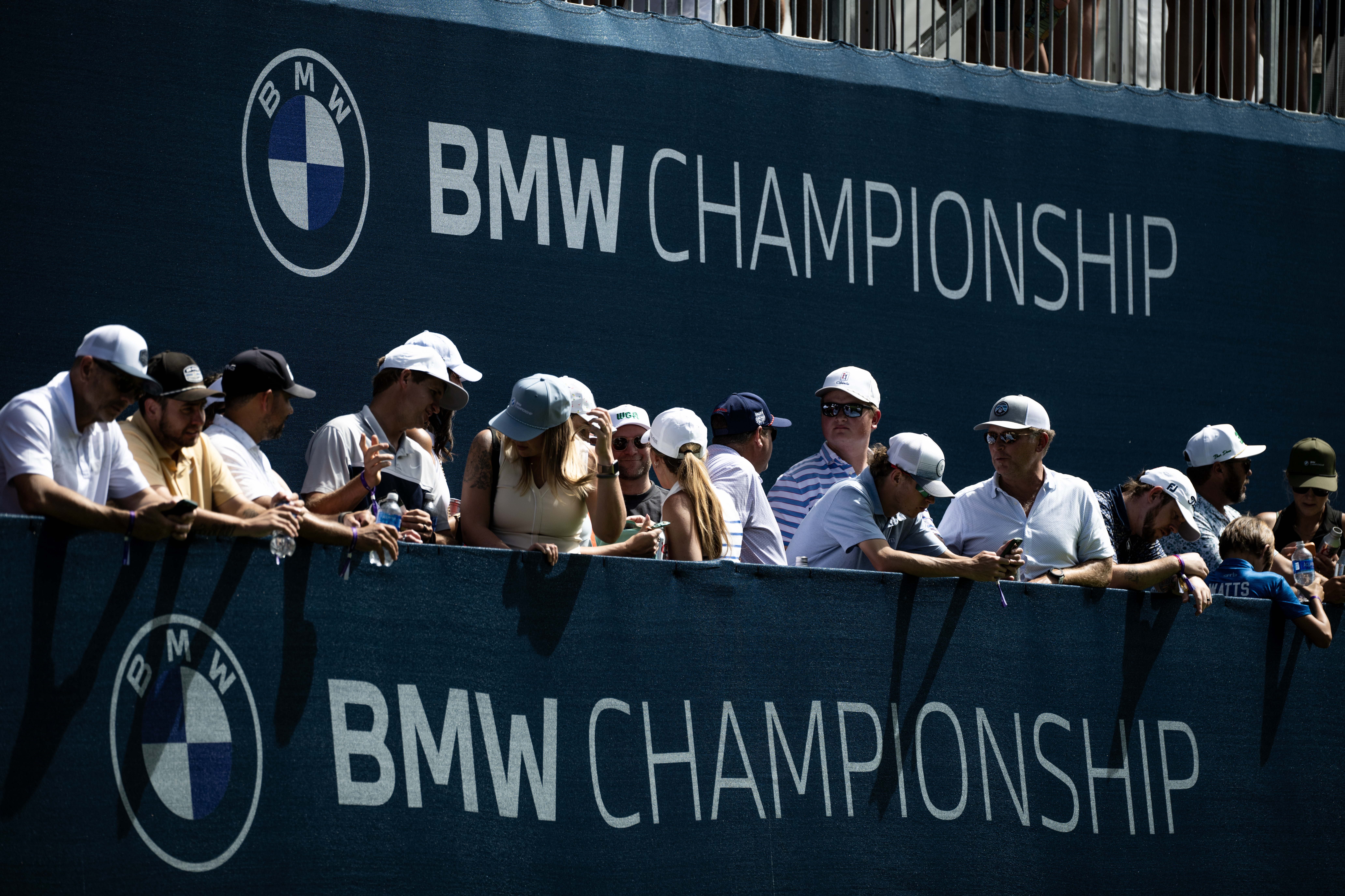 Spectators watch the third round of the BMW Championship at Castle Pines Golf Club, Saturday, Aug. 24, 2024, in Castle Rock, Colo. (Parker Seibold, The Gazette) (Parker Seibold, The Gazette)