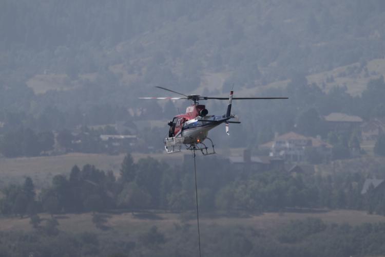 Quarry fire helicopters - 2