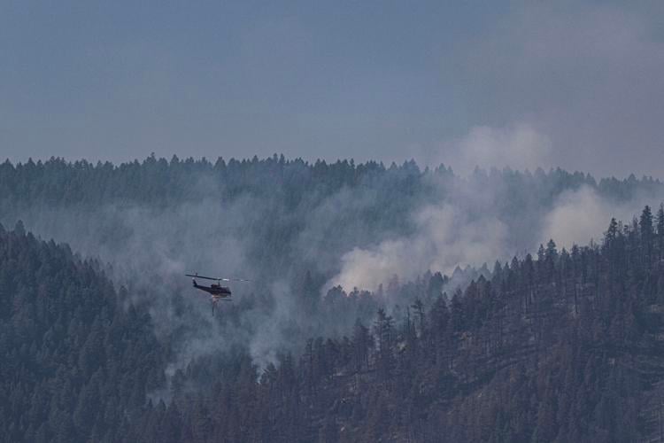 Quarry fire helecopters - 1