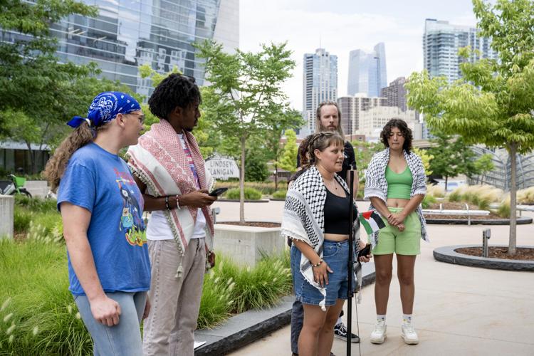 University encampment charges presser