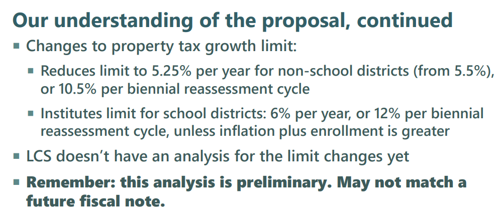 Property tax compromise framework