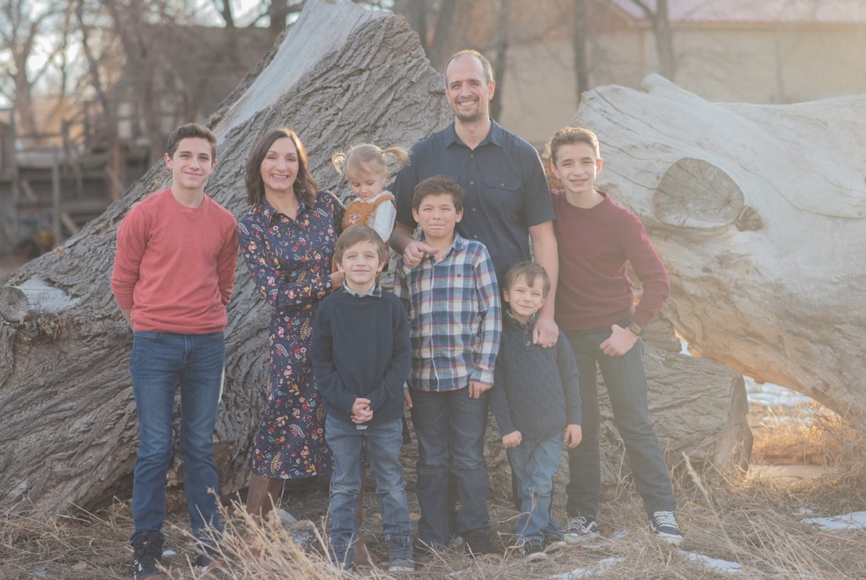Jason and Tarah Lewis, along with their six children