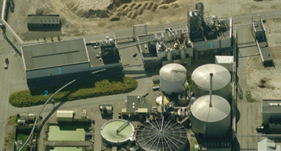 Denmark wood pellet processing plant
