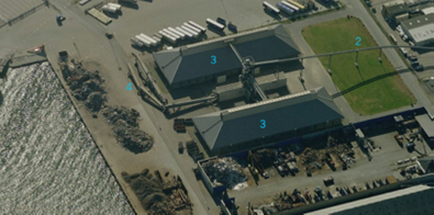 Denmark wood pellet processing plant