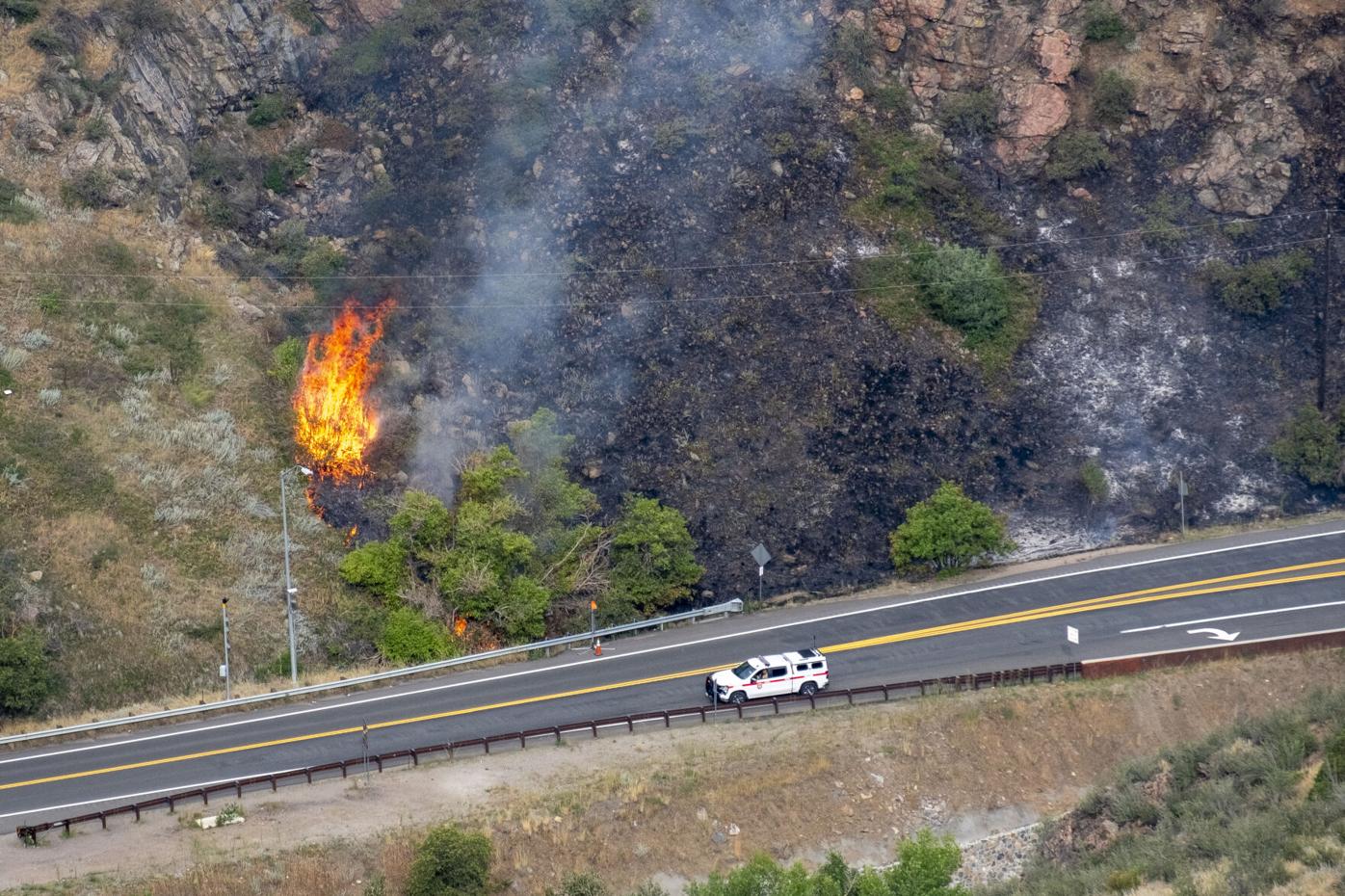 Goltra Fire Clear Creek Canyon Golden