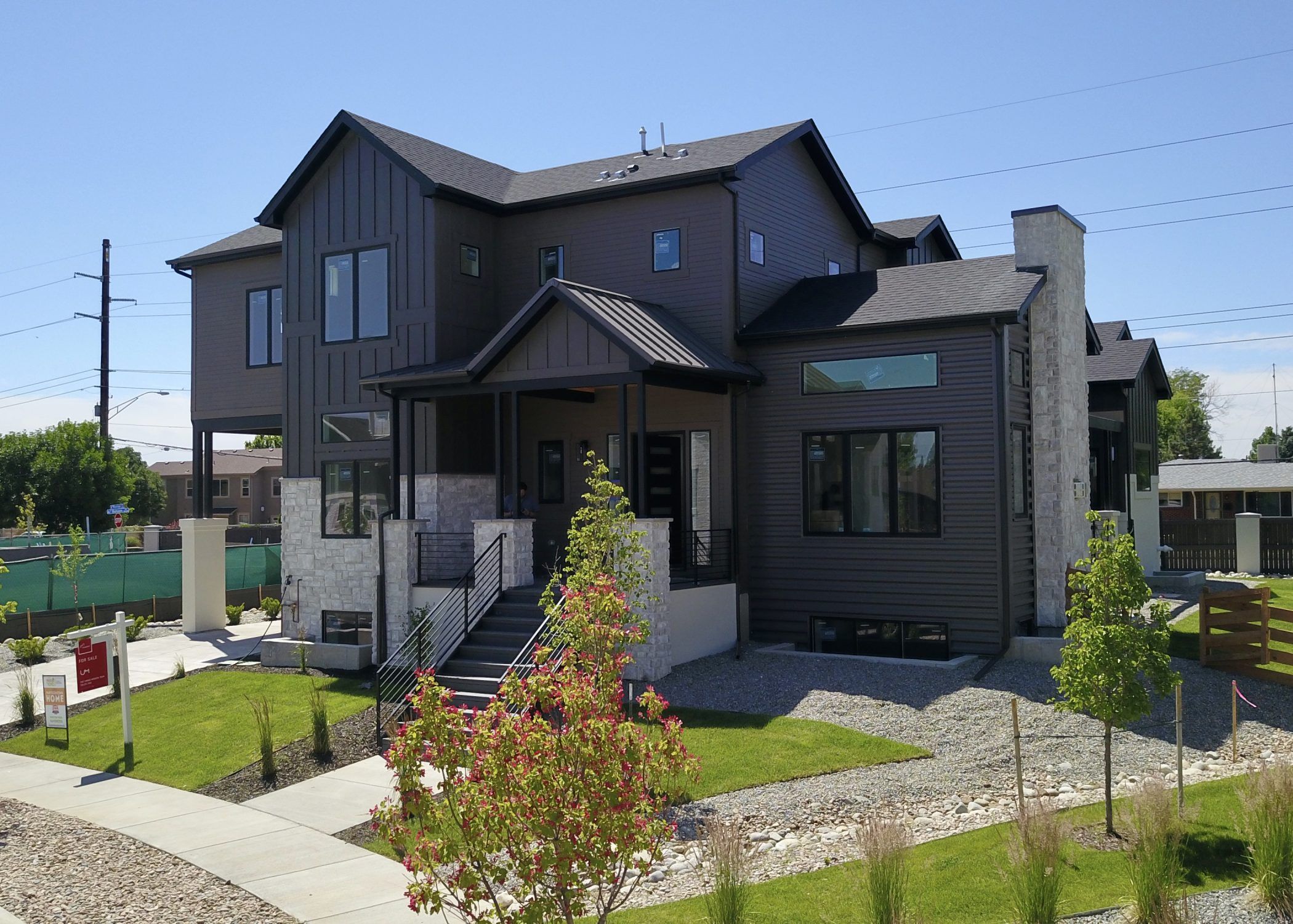 A newly-constructed luxury home featured in the 2024 Denver Parade of Homes in the Belwood Homes community in Lakewood, Colo. The five-bedroom, 4.5-bathroom home is listed for $1.9 million. (Courtesy photo, Parade of Homes)