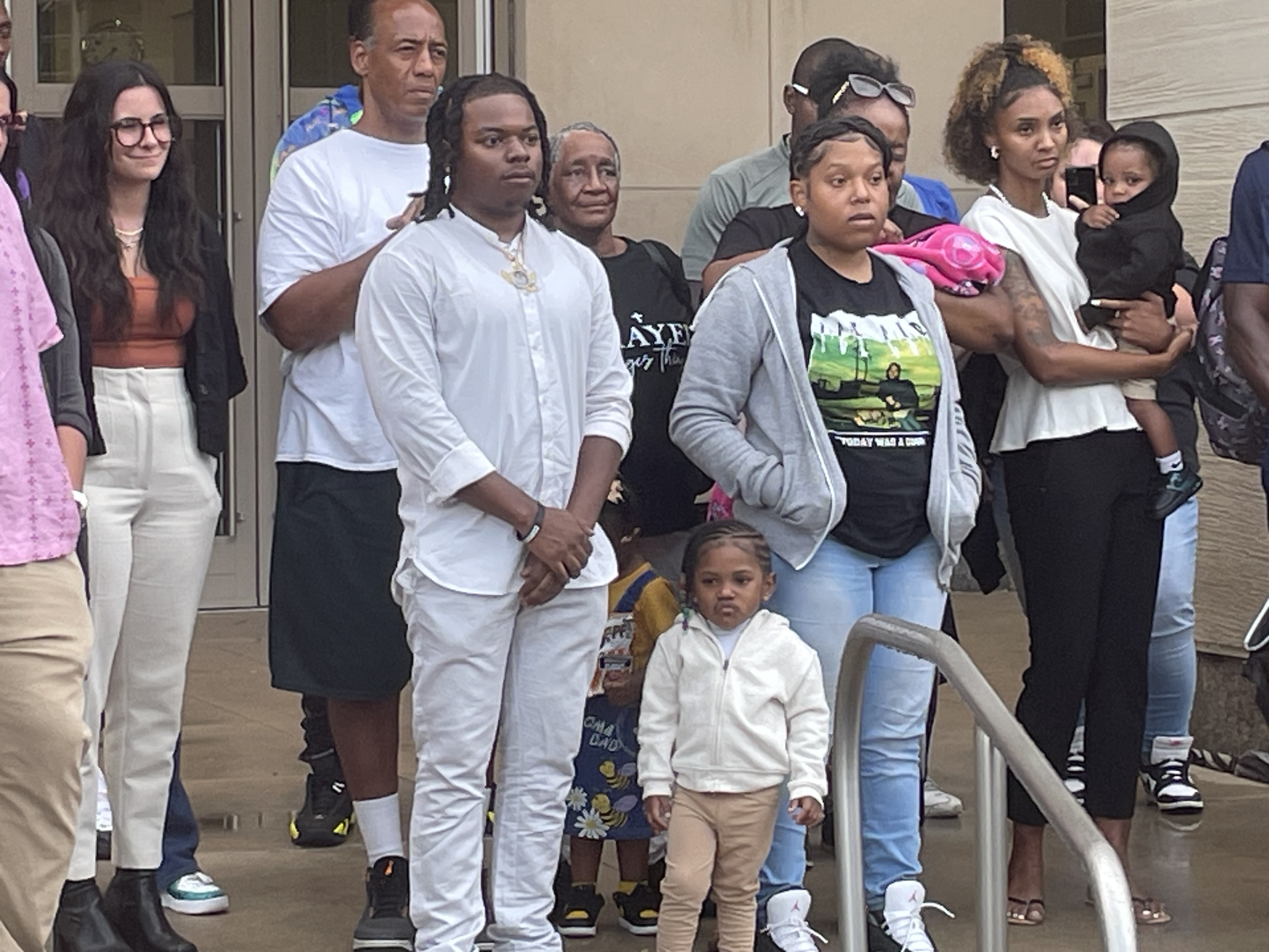 Minutes before this photo was taken, Denver jail employees removed Stephan Long's ankle monitor. His record has been expunged, which his mother said is a relief to him because since he was arrested, no one would hire him. (Carol McKInley)
