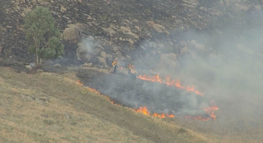 The Goltra fire has Highway 6 closed in both directions west of Golden. Travel along Clear Creek Canyon is closed until further notice, according to the Jeffco Sheriff. (Sky9/9NEWS)