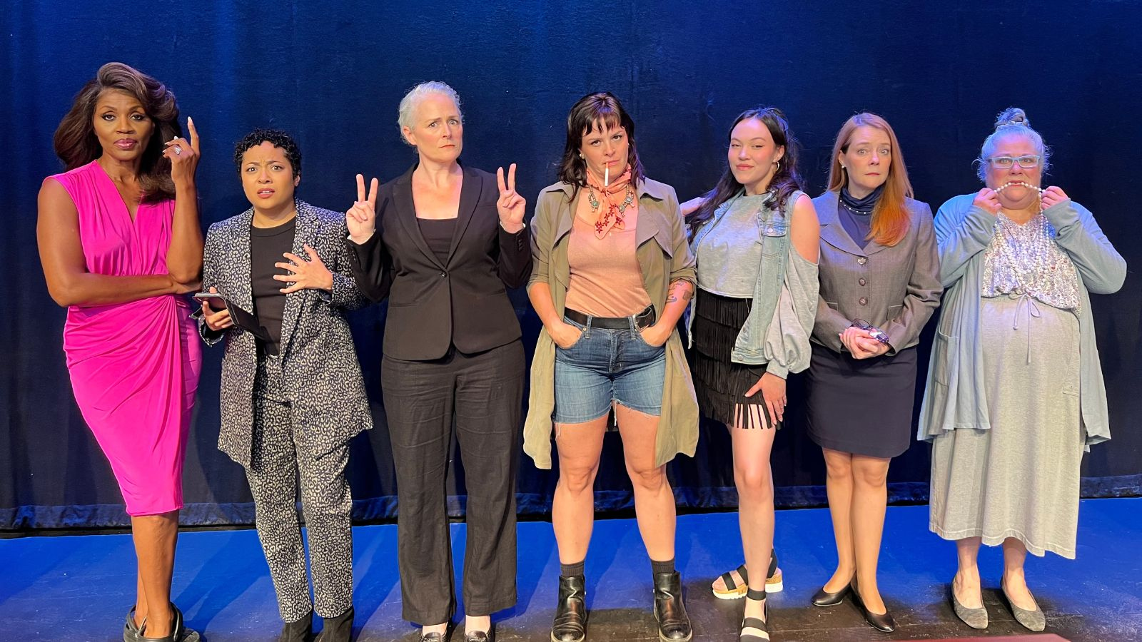 The cast of Curious Theatre's 