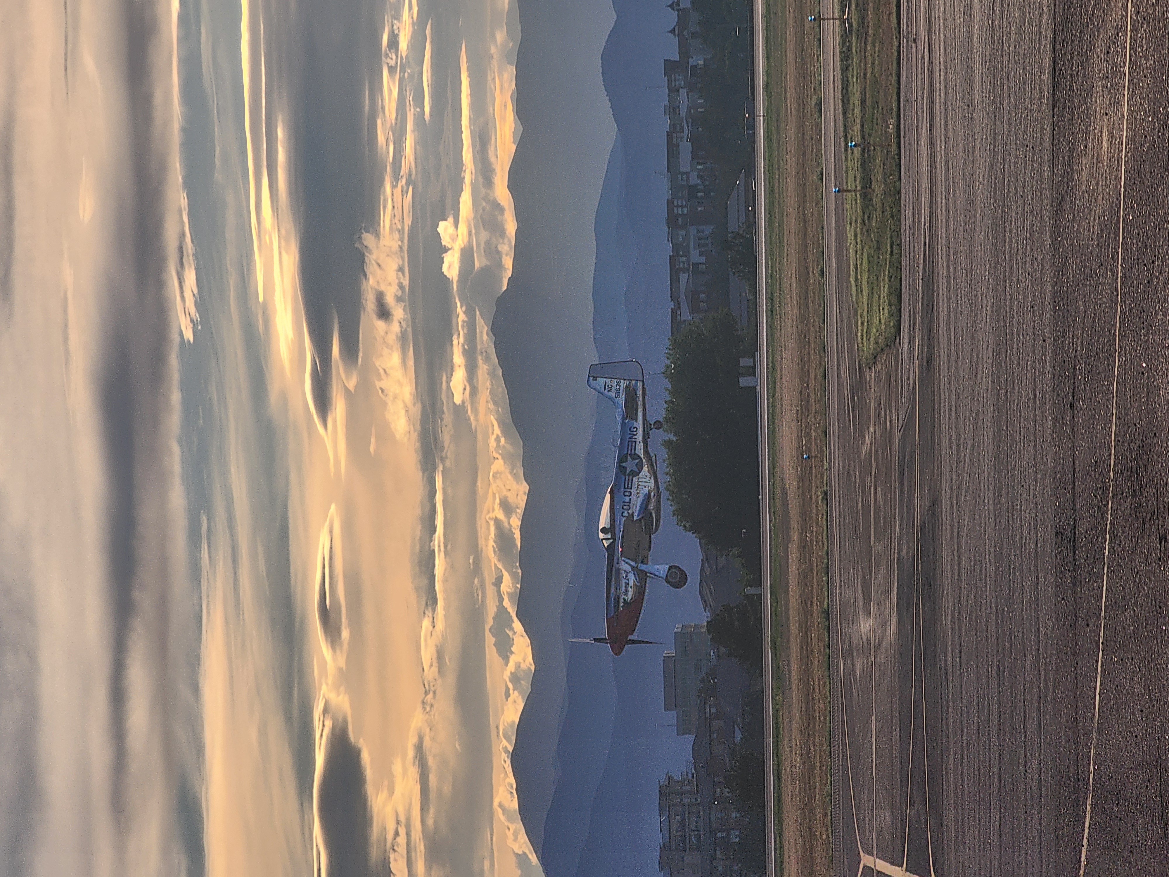 Saturday's airshow at the Morgan Adams Concours d'Elegance included WWII era P-51 Mustangs. (Marco Cummings)