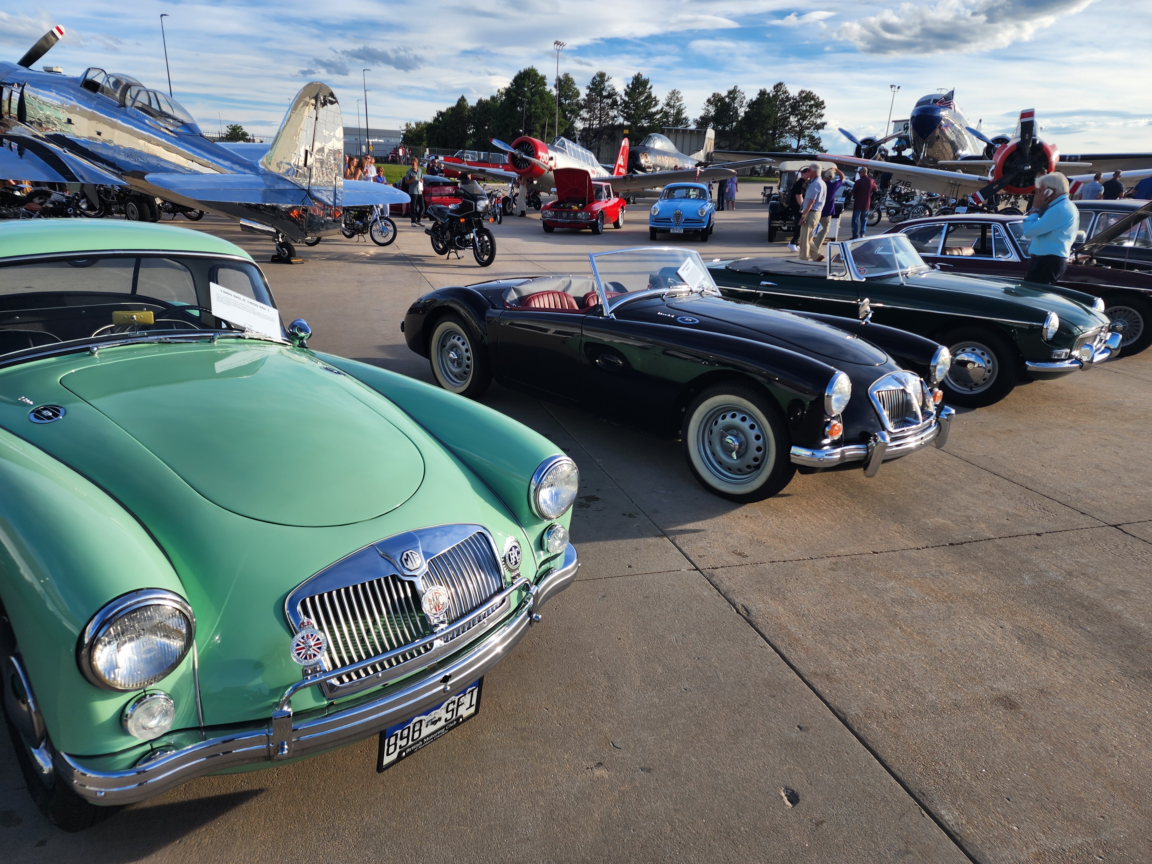 The 21st edition of the Morgan Adams Concours d'Elegance included a special exhibit dedicated to the 75th anniversary of MG. (Marco Cummings)