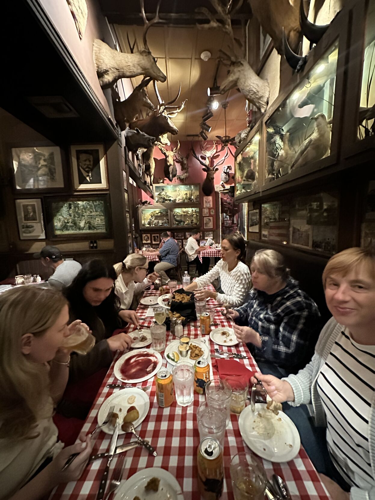 Ukrainian journalists got a real taste of the West at the Buckhorn Exchange. (Evan Wyloge for the gazette)