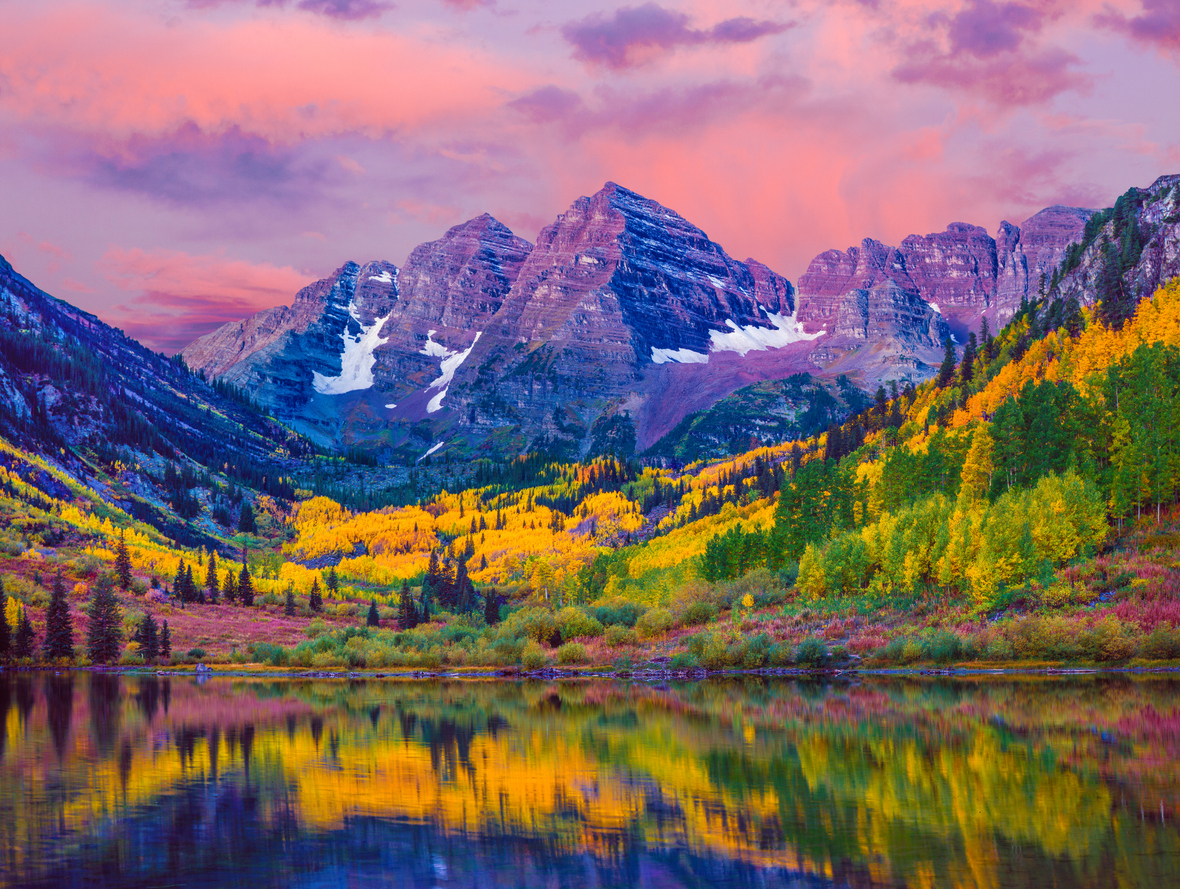 Maroon Bells. Photo Credit: Ron and Patty Thomas (iStock). (Ron and Patty Thomas)