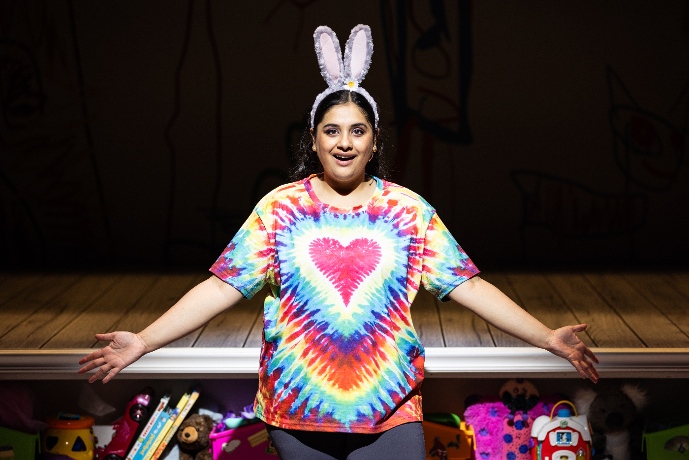 Colorado actor Vidushi Goyal made her off-Broadway debut in 'That Parenting Musical' in New York City. She has been involved in every iteration of the musical since it was first imagined in 2017. Goyal also works as a songwriter and producer for her band, Mr. Knobs. (MARIA BARANOVA)