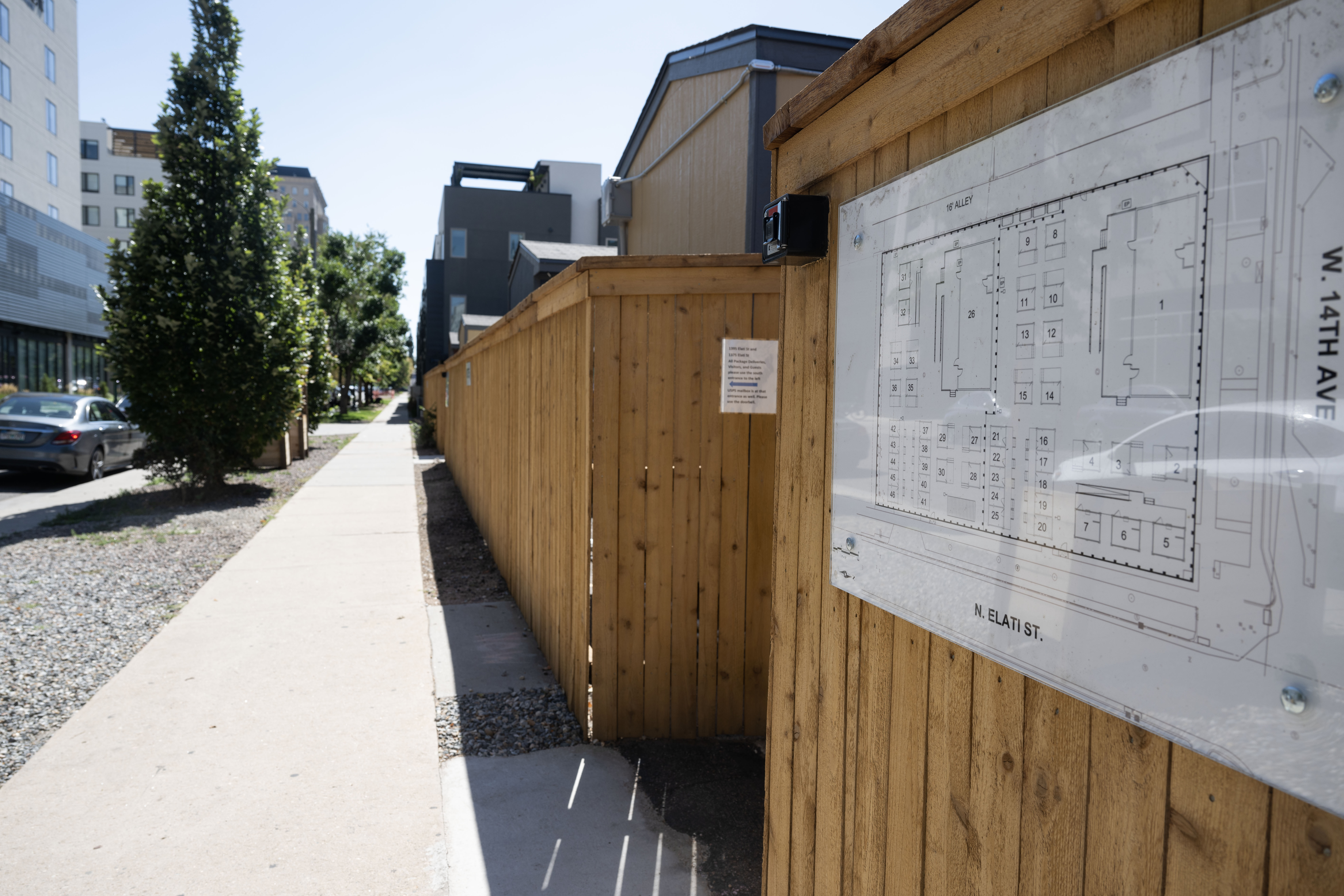 The micro community at 1375 Elati St. on Thursday, Sept. 12, 2024. (Stephen Swofford, Denver Gazette) (StephenSwoffordPhotographerstephen.swofford@gazette.comhttps://secure.gravatar.com/avatar/1ddcaf11c5d70eaa58546ddc4e038687?d=mm&r=g)