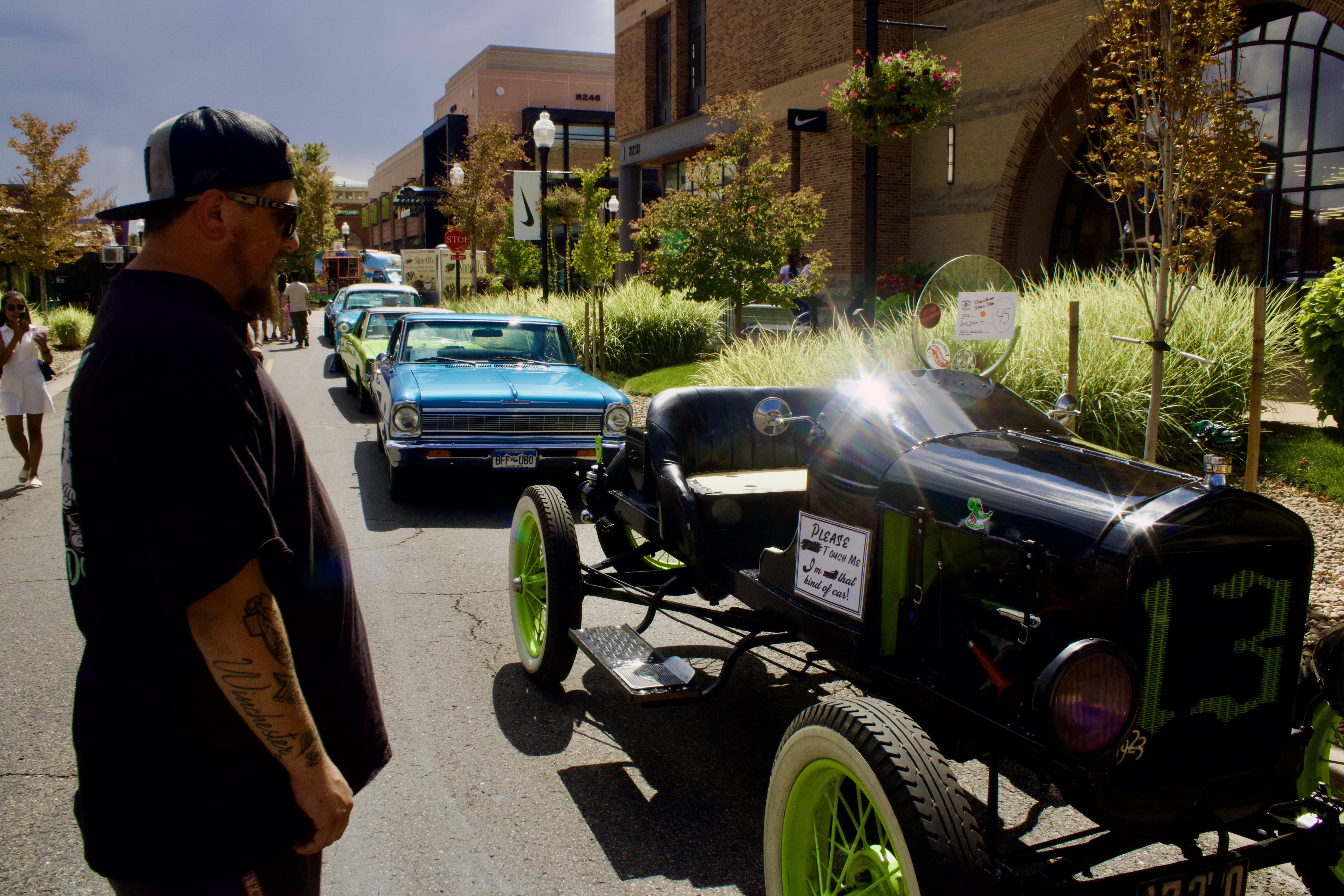 Seth Jackson shows off his 1923 Ford Model T during the fifth annual Rocky Mountain Rods and Rides Car Show on Sunday, Sept. 15 at The Shops at Northfield in Denver, Colorado. (NoahFestensteinCity Government Reporternoah.festenstein@denvergazette.comhttps://denvergazette.com/content/tncms/avatars/9/f0/326/9f032698-379f-11ee-8053-8bacbed4931f.60984dba383441d9647e0e740a08a8e6.png)