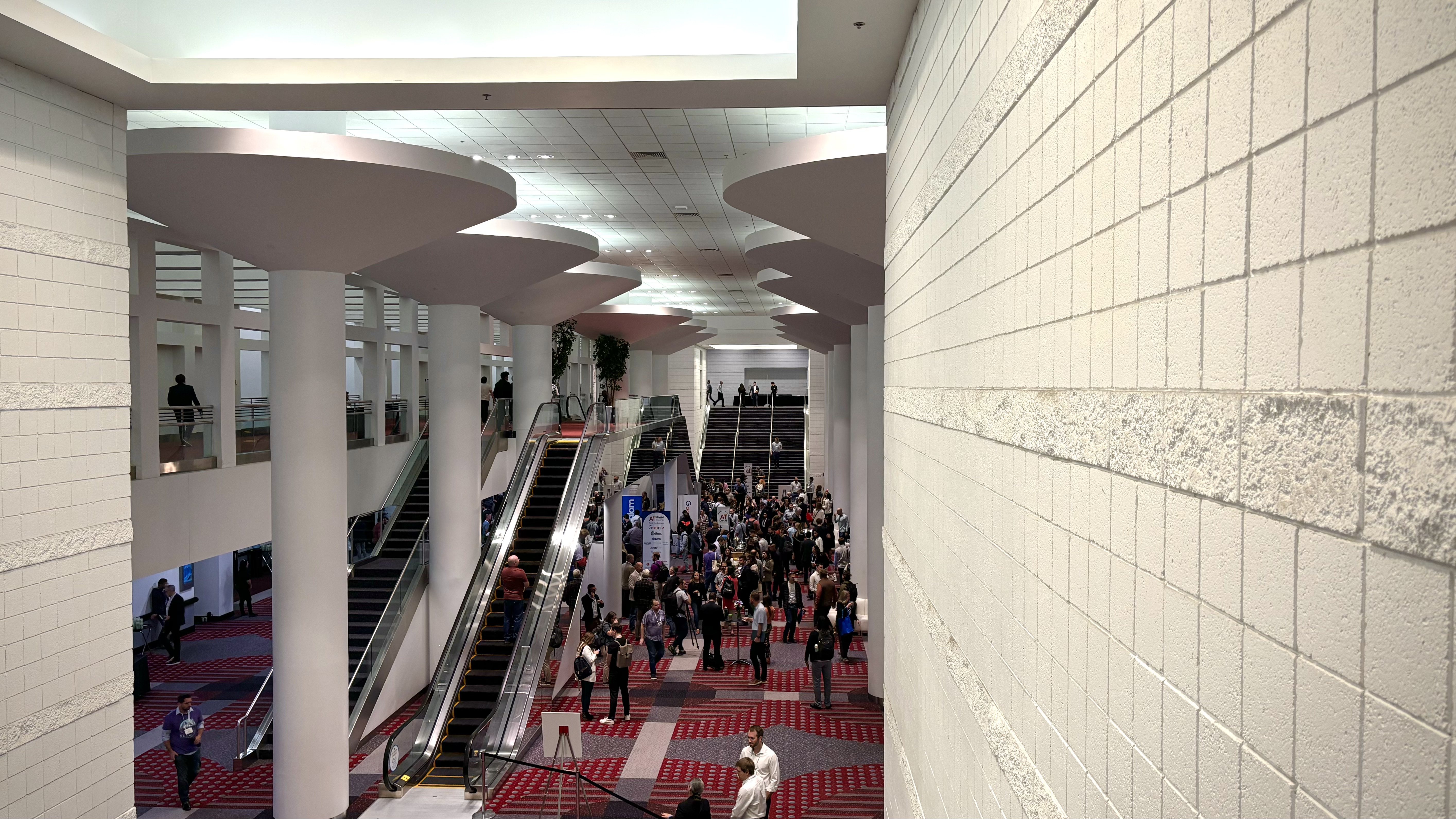 Inside the Colorado Convention Center on Thursday, Sept. 19, 2024 at the city's first DenAI Summit, part of Denver Startup Week. (Bernadette Berdychowski / The Denver Gazette)