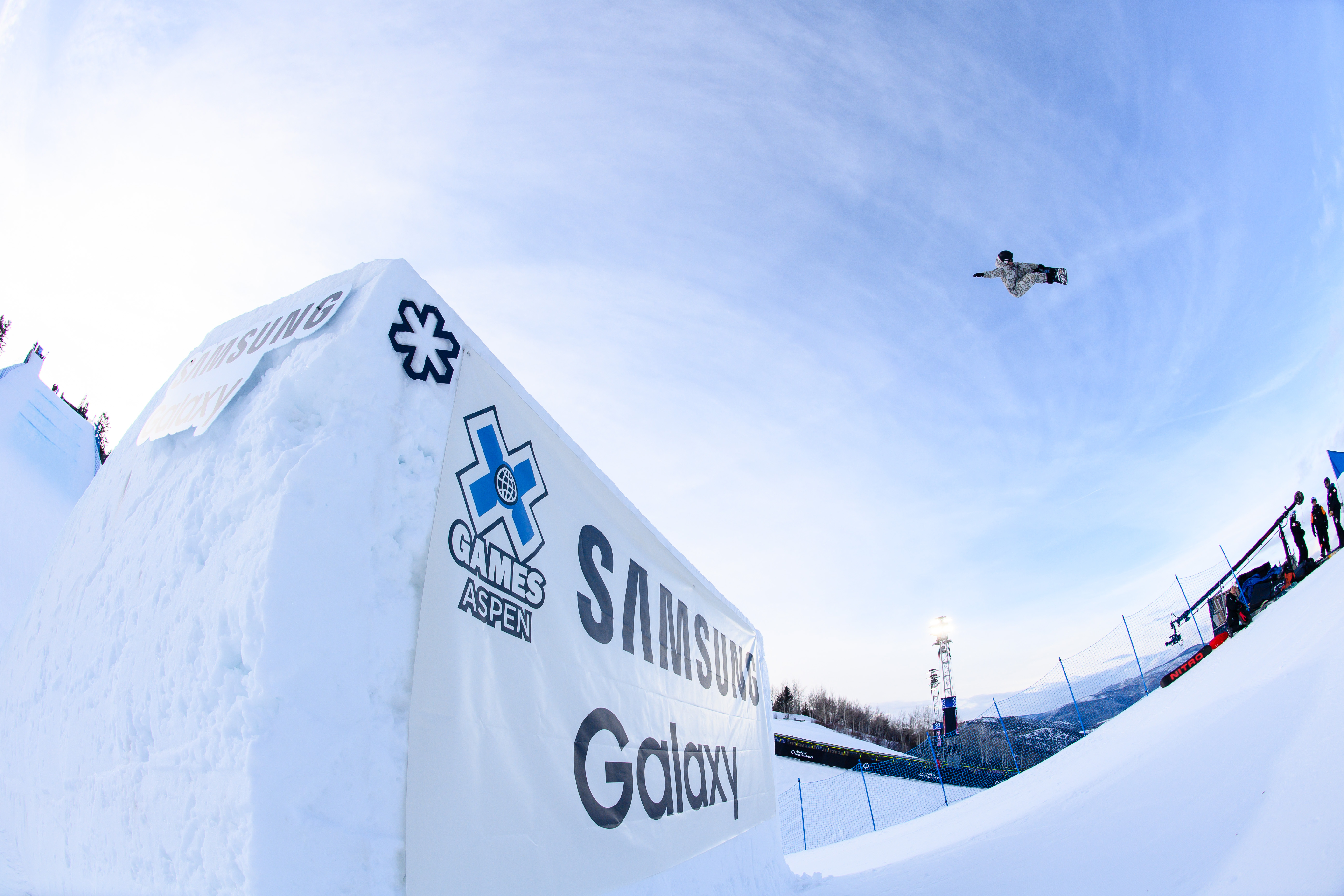FILE PHOTO: Laurie Blouin during Women's Snowboard Slopestyle Practice at 2024 X Games Aspen in Aspen, CO. ©Mark Kohlman/X Games (Mark Kohlman/X Games)