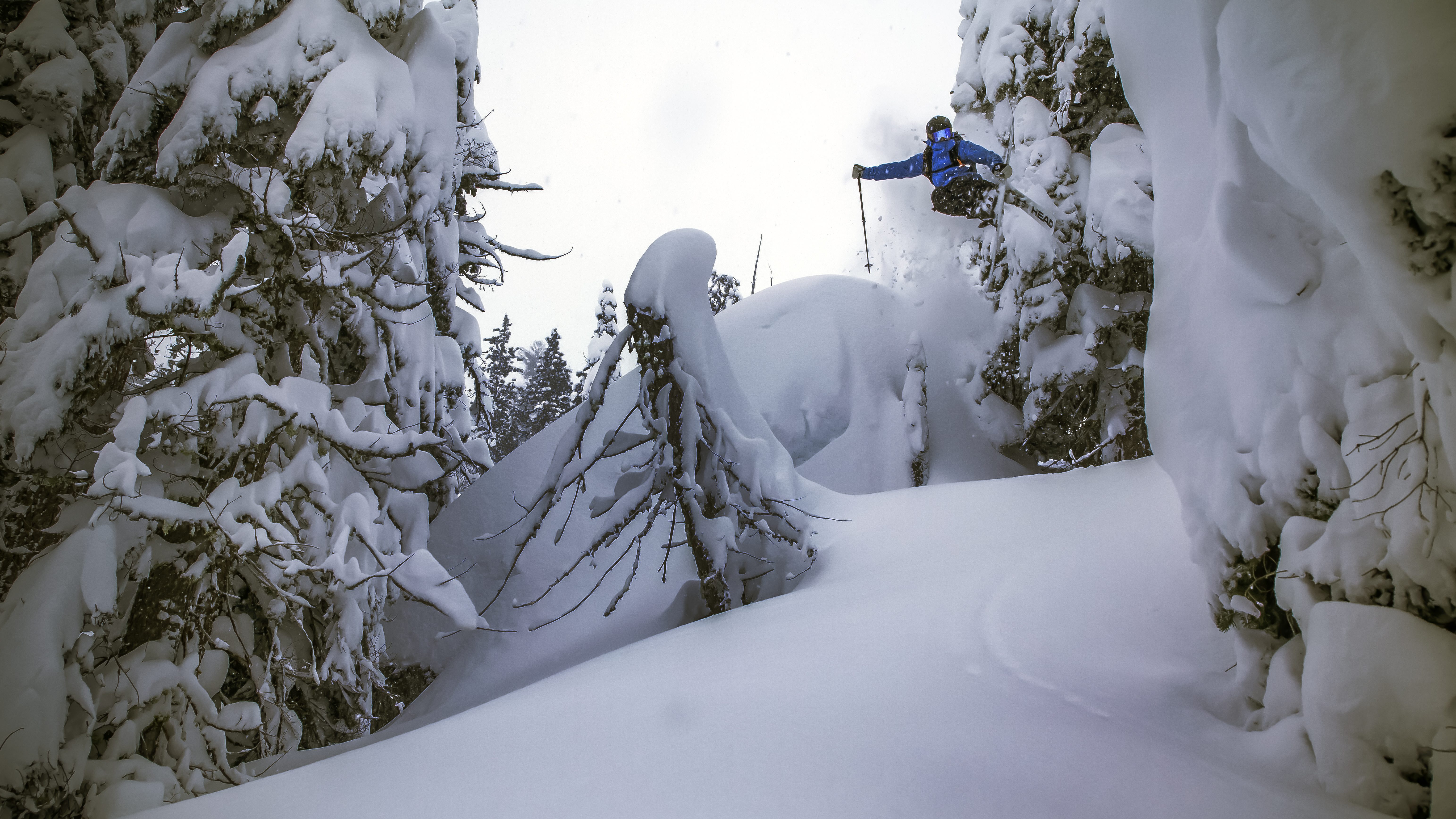 Xander Guldman catches air while skiing and filming for 'Calm Beneath Castles', Crested Butte-based Matchstick Productions' 2024 ski film offering. (Courtesy, Matchstick Productions)