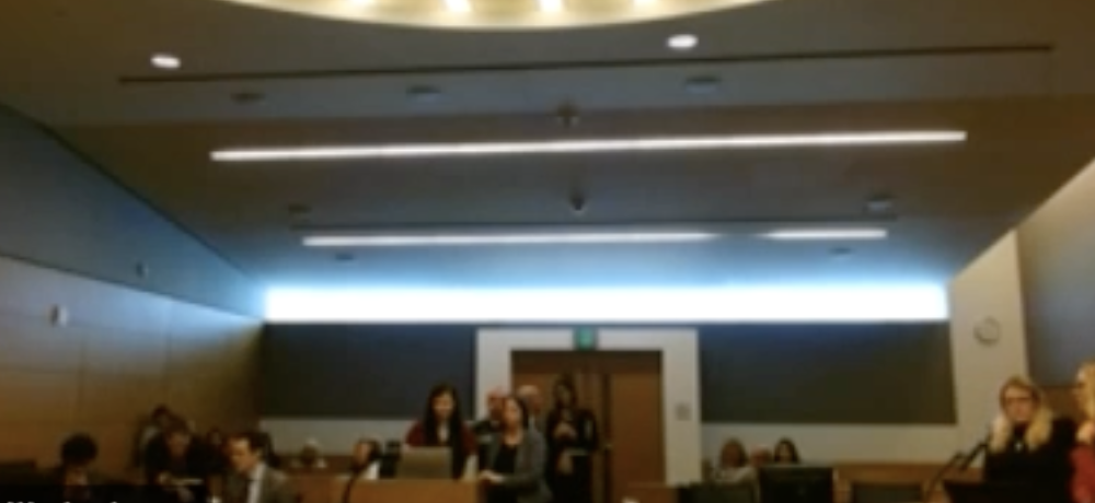 Keanna Rosenburgh, 18, pleaded guilty to one charge of attempted murder- extreme indifference in the September 2023 LoDo shooting at 20th and Market in which she injured five people. She will be sentenced to five-to-seven years in the Youthful Offender System, as opposed to prison, because she was 17 when it happened. (Courtesy of Second Judicial WeBex Live Feed)