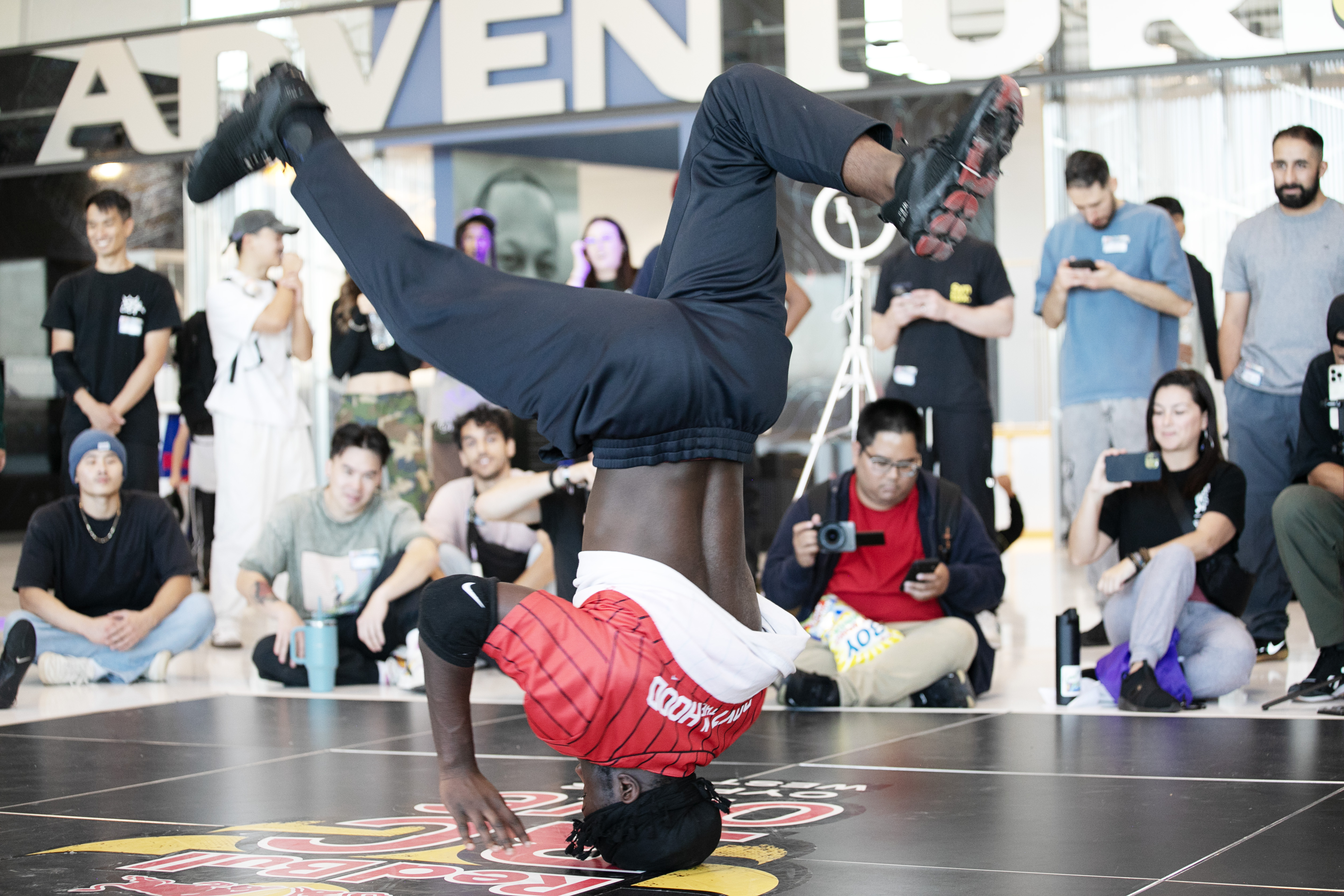 Malachi Brewster spins on his head while breakdancing in the Red Bull BC One West Cypher preliminary event Friday, Sept. 20, 2024 at the Wings Over the Rockies Exploration of Flight museum Centennial, Colo. Brewster, from Texas, traveled to Denver for the event and looked forward to engaging with the breakdancing community. (TomHellauerMultimedia Producertom.hellauer@denvergazette.comhttps://denvergazette.com/content/tncms/avatars/f/9e/622/f9e6228a-3b6b-11ed-bf10-fbb71fa8e421.f54b911252c540f1d61709edc4727a39.png)