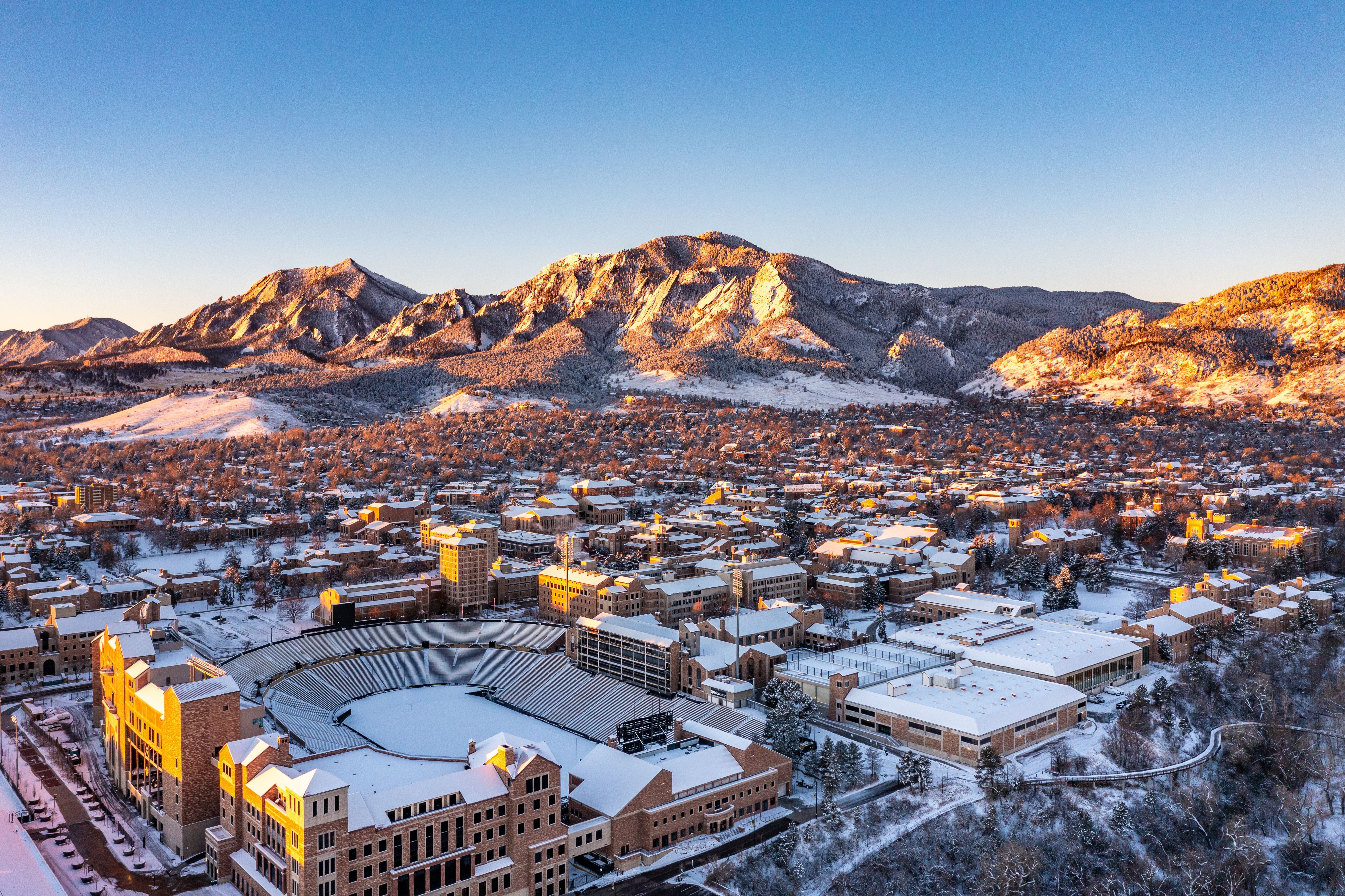 Aerial photo of Boulder, one of three finalists to host the Sundance Film Festival. (Courtesy photo, Sundance Institute / Justin Bilancieri)
